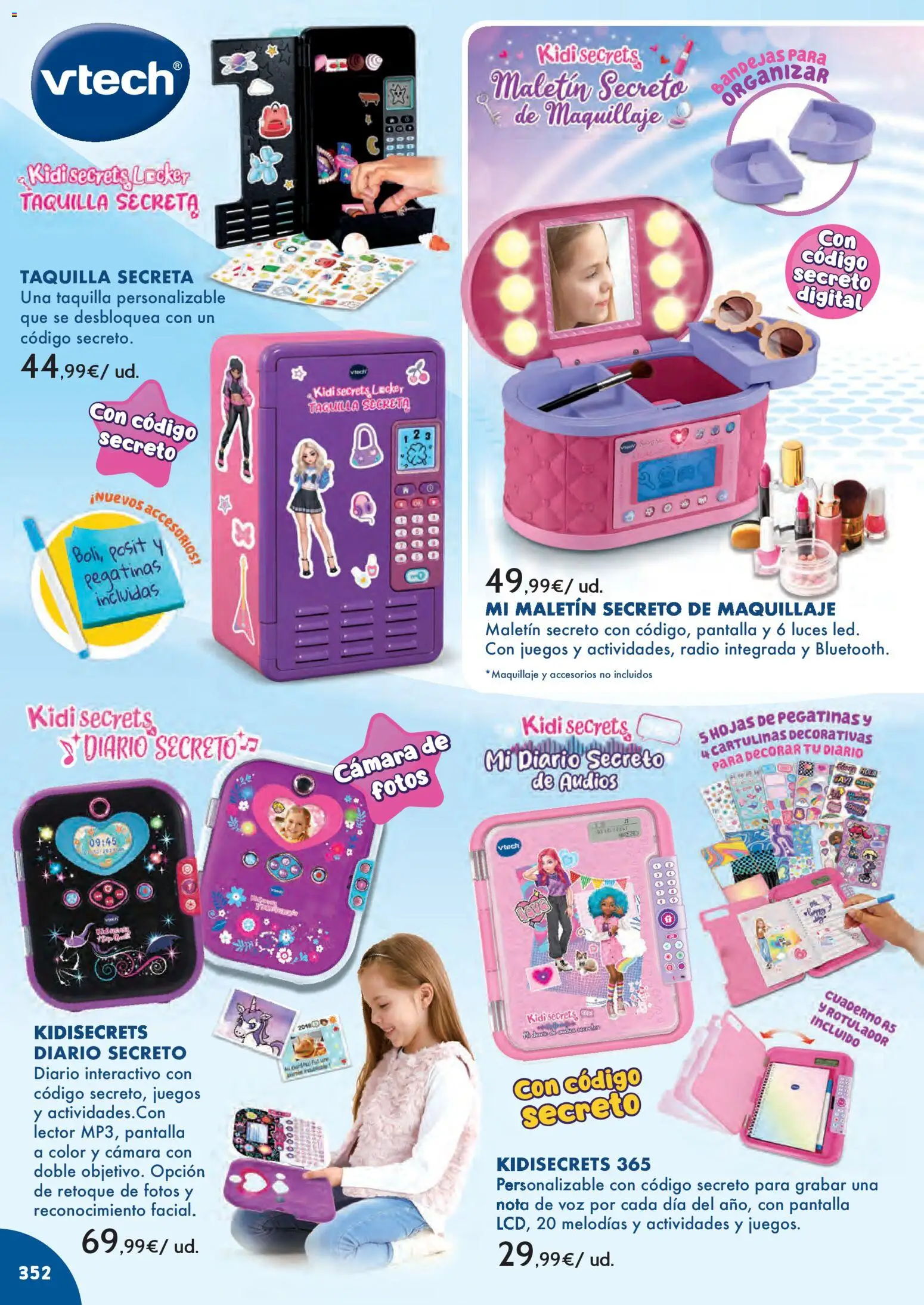 Toy Planet - Catálogo Juguetes Navidad │ válido desde el 03.11.2025 | Página: 352 | Productos: Maquillaje, Radio, Cámara