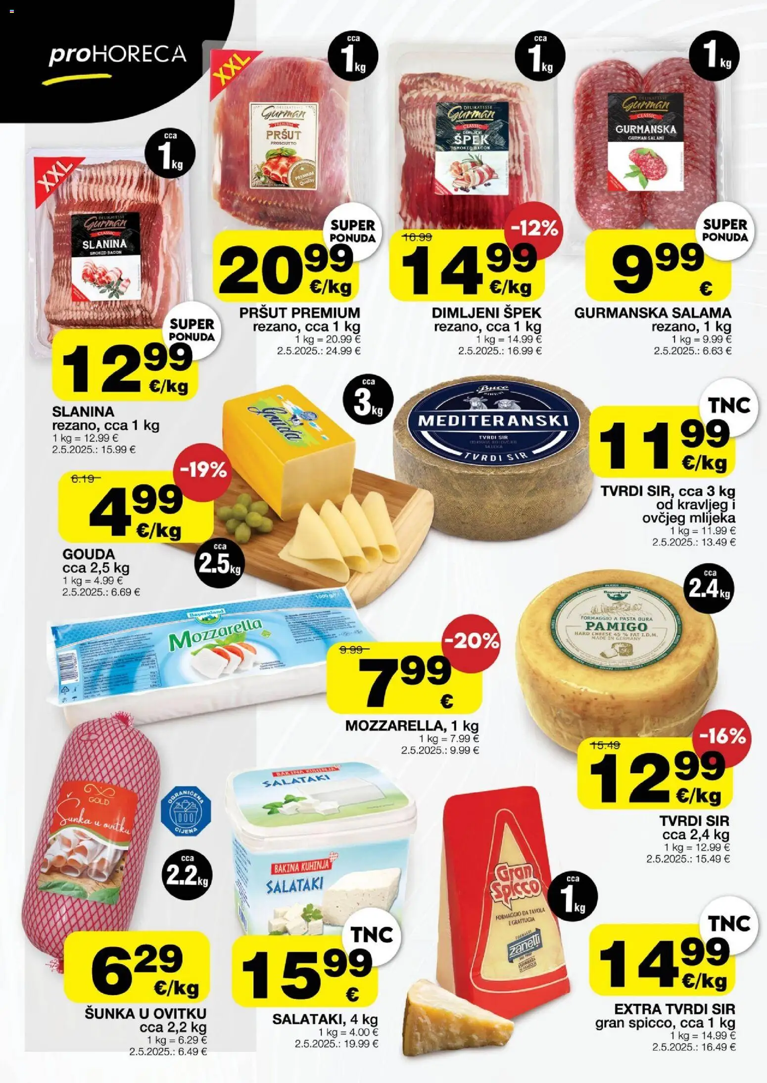 Stanić Diskont katalog | vrijedi od 19.03.2026 | Stranica: 12 | Proizvodi: Salama, Šunka, Pršut, Slanina