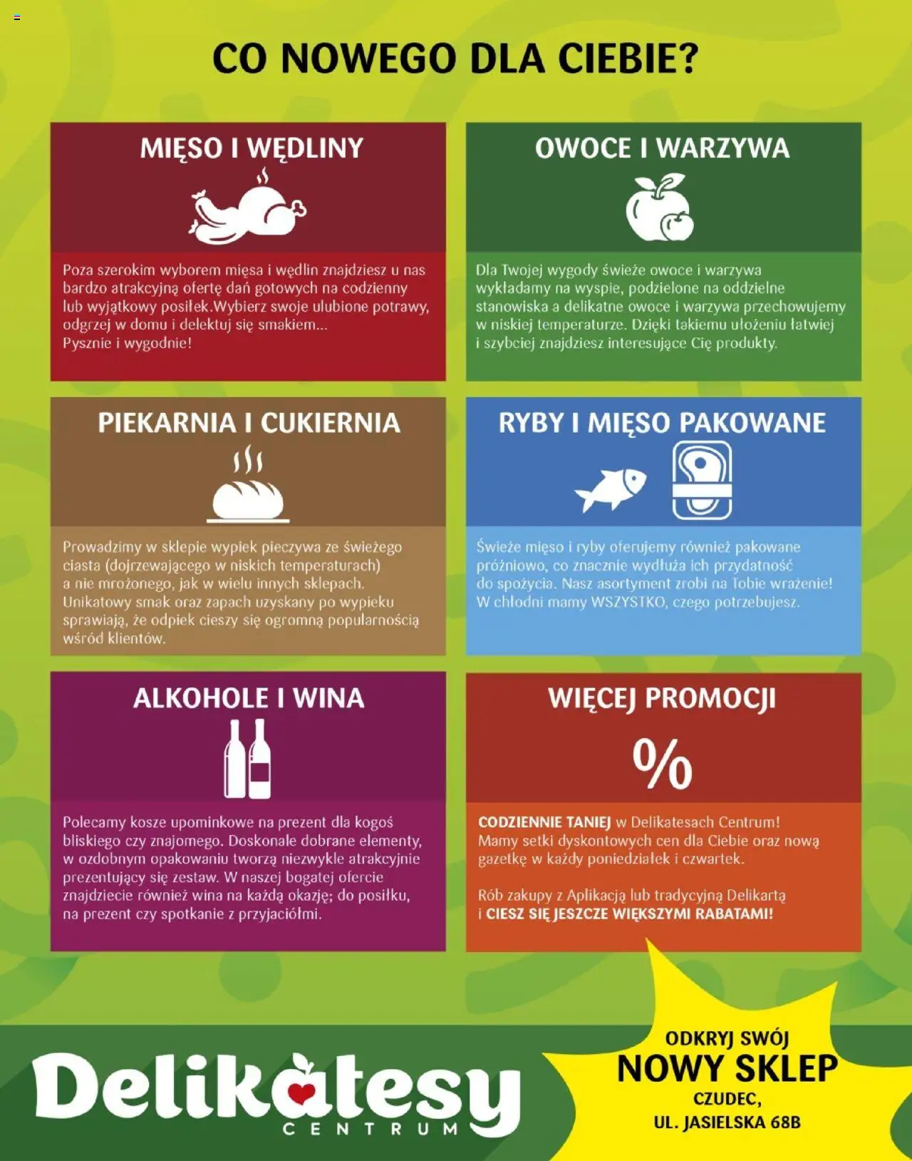Delikatesy Centrum Gazetka - Czudec Otwarcie od 19.08.2025 | Strona: 4 | Produkty: Mięso, Piekarnia, Delikatesy, Ryby
