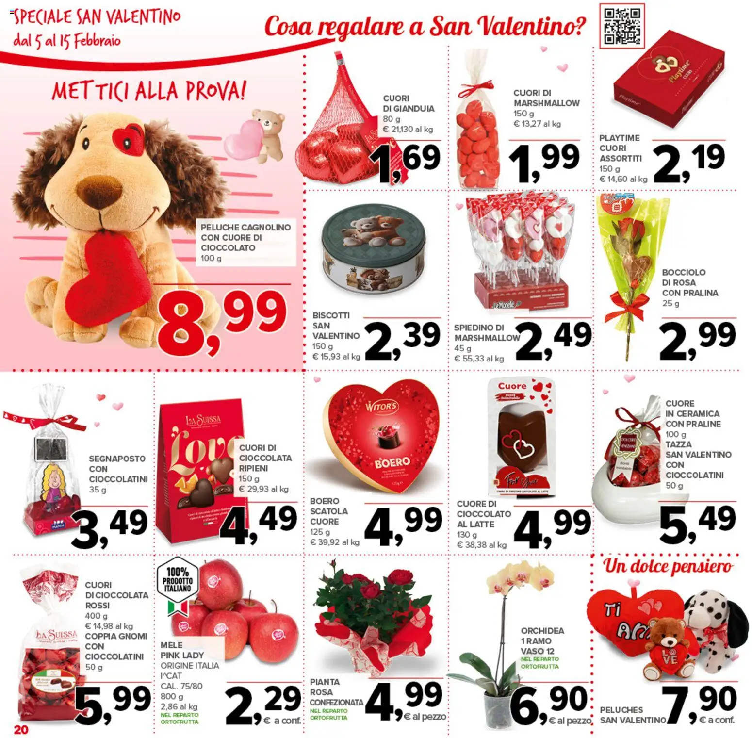 Volantino Todis del 05.02.2026 | Pagina: 20 | Prodotti: Mele, Biscotti, Orchidea, Scatola