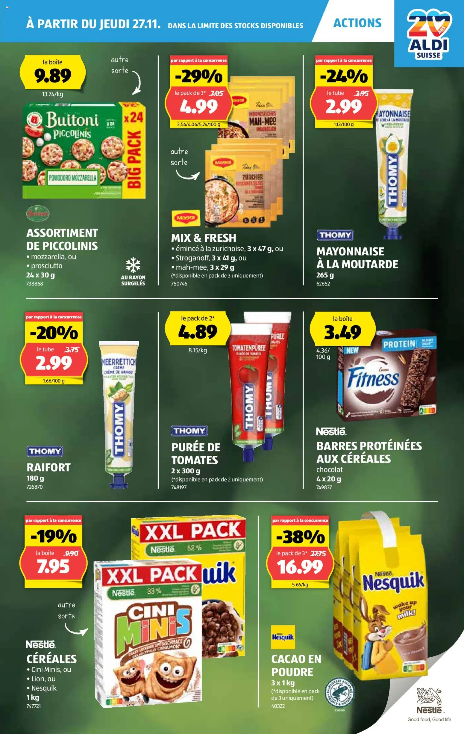 Aldi Aktionen FR – gültig ab 27.11.2025 | Seite: 12 | Produkte: Tomatenpüree, Mayonnaise, Creme