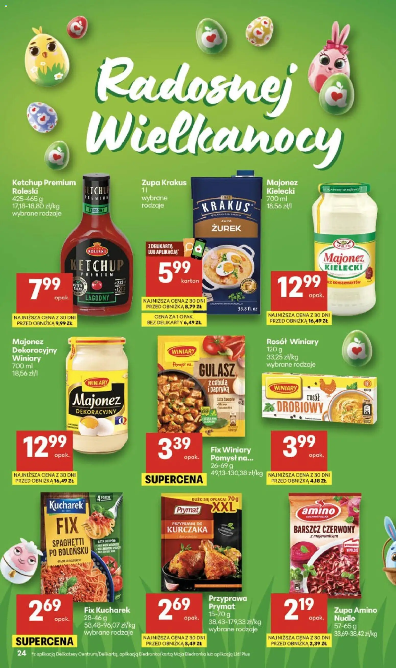 Delikatesy Centrum gazetka od 12.03.2026 | Strona: 24 | Produkty: Ketchup, Zurek, Delikatesy, Zupa