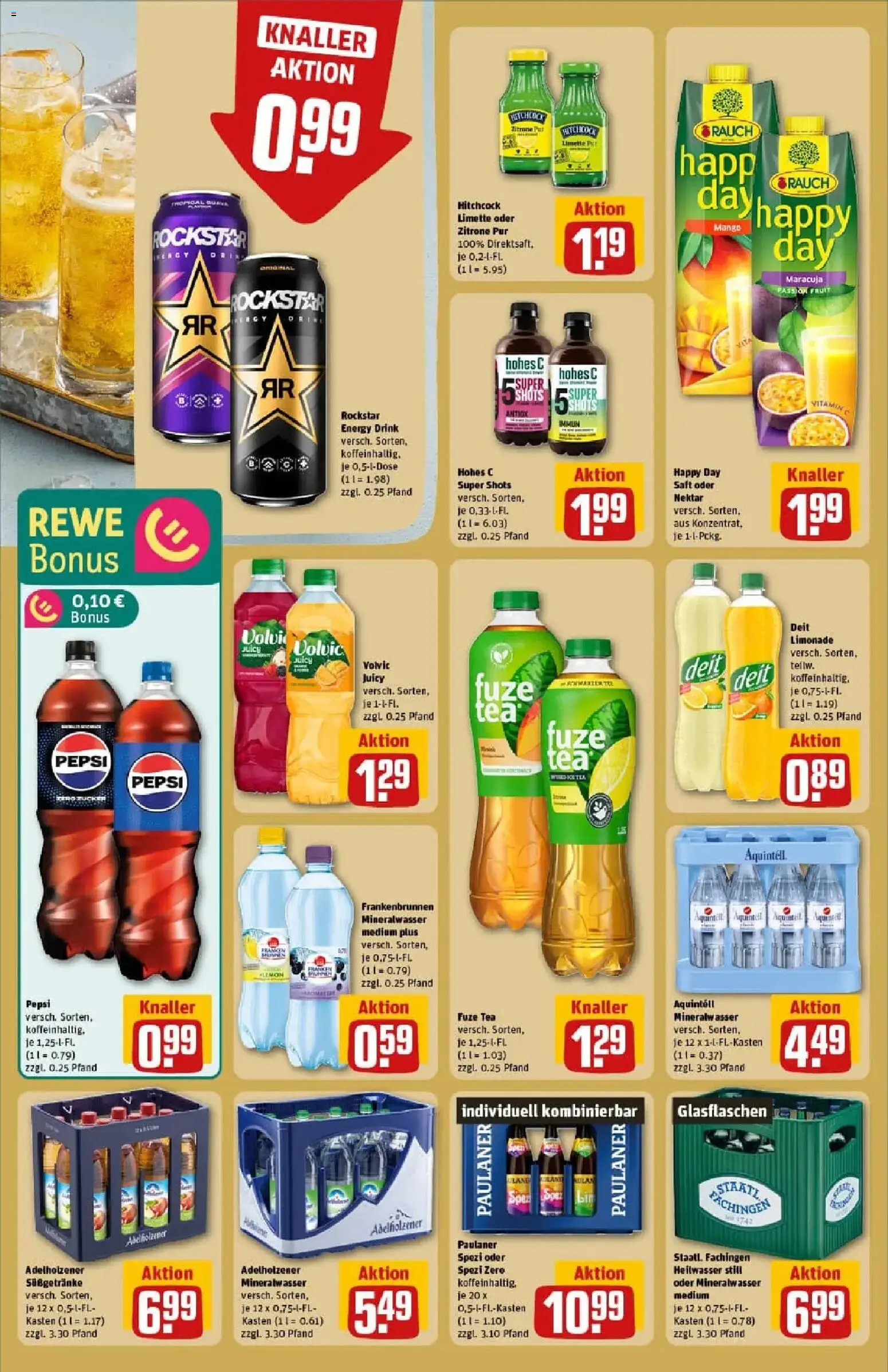 Rewe prospekt München / Bogenhausen	 – gültig ab 18.01.2026 | Seite: 20 | Produkte: Rockstar, Mango, Pepsi, Volvic