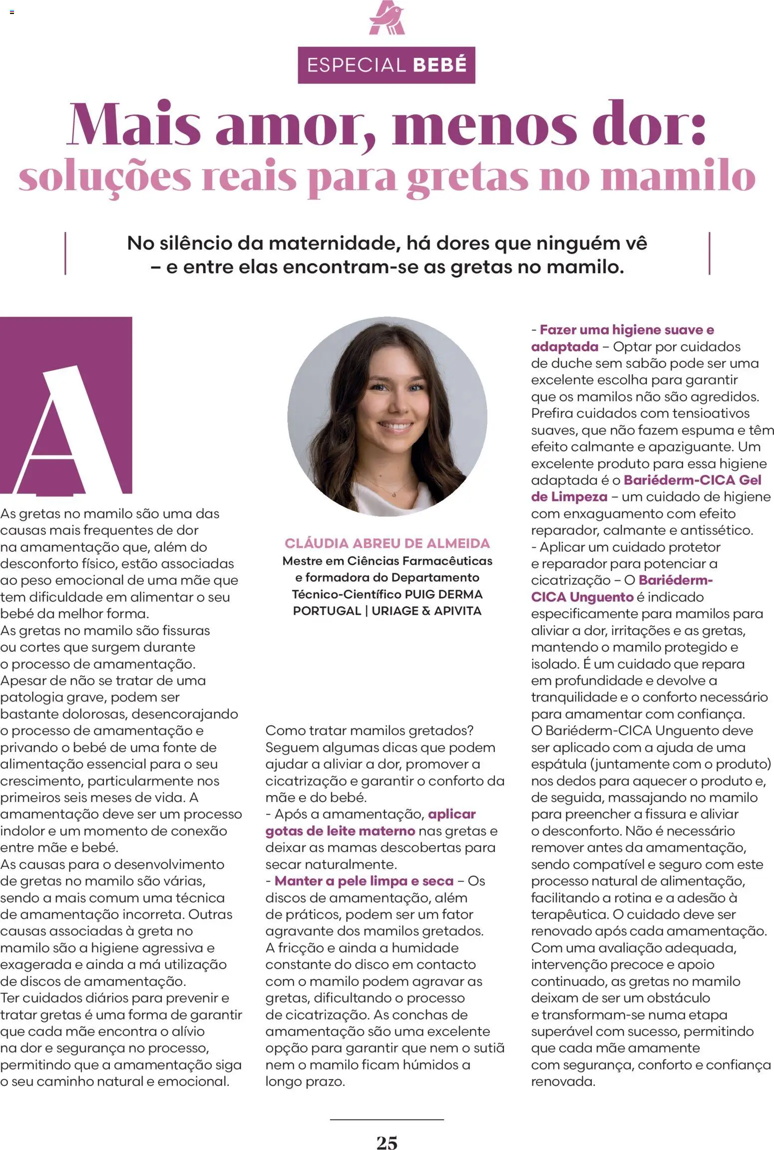 Auchan - Capilares Especial Bebé │ válido de 01.04.2026 | Página: 25 | Produtos: Espátula, Sabão, Leite, Sutiã