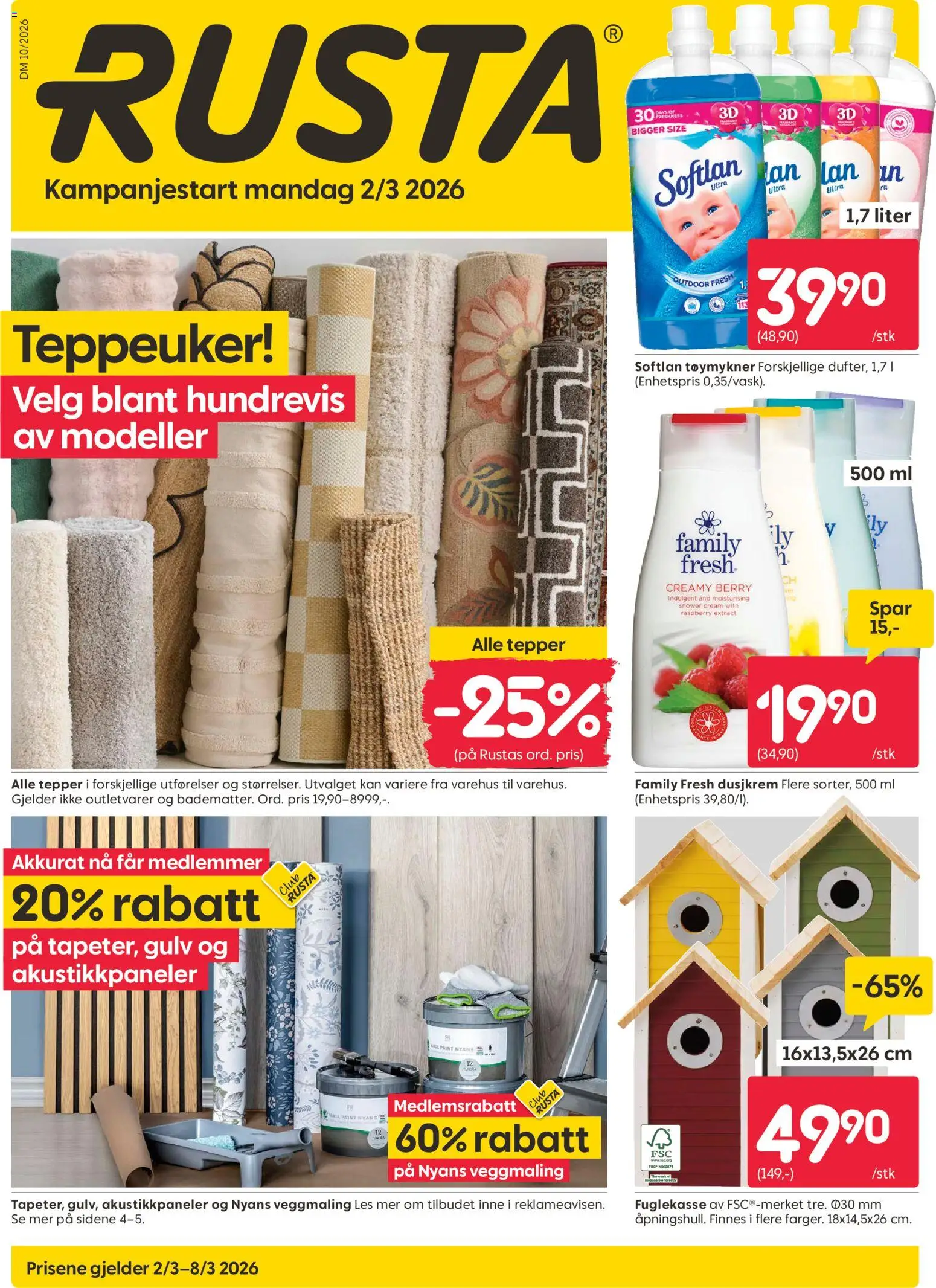 {H1} | Side: 1 | Produkter: Tøymykner, Сушильные машины, Dusjkrem