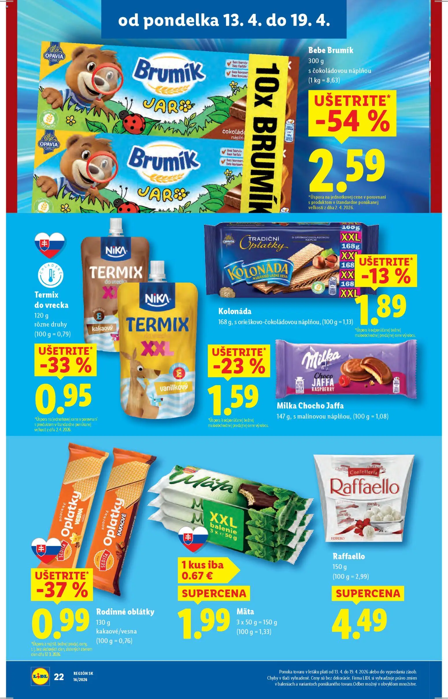 Nové Lidl akcie – leták je platný od 13.04.2026 | Strana: 24 | Produkty: Milka