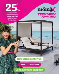 Mömax Akciós újság - amely érvényes a következő dátumtól: 26.01.2026