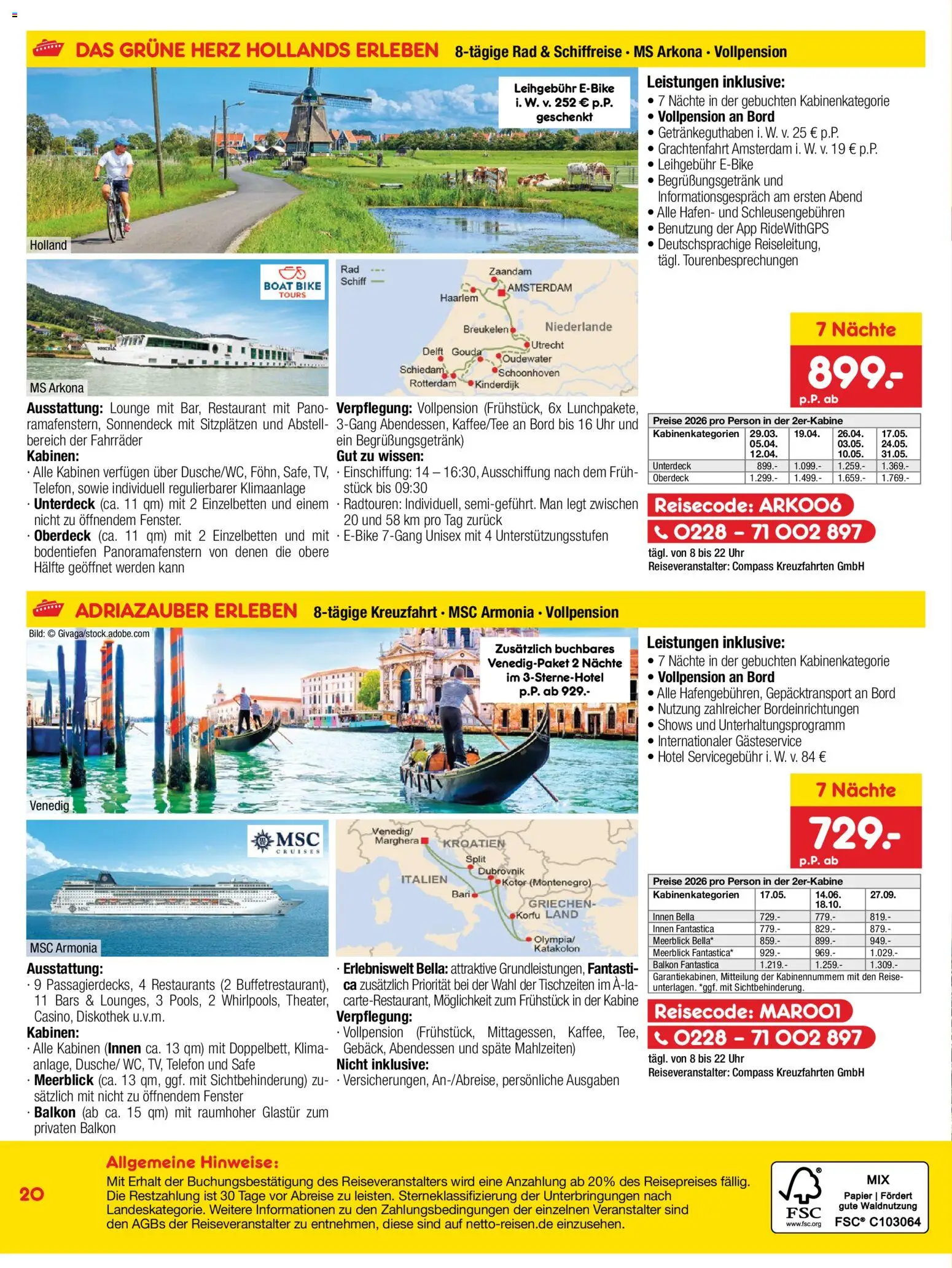 Netto Reisen Prospekt 	 – gültig ab 30.10.2025 | Seite: 20 | Produkte: Klimaanlage, Gouda, Telefon, Uhr