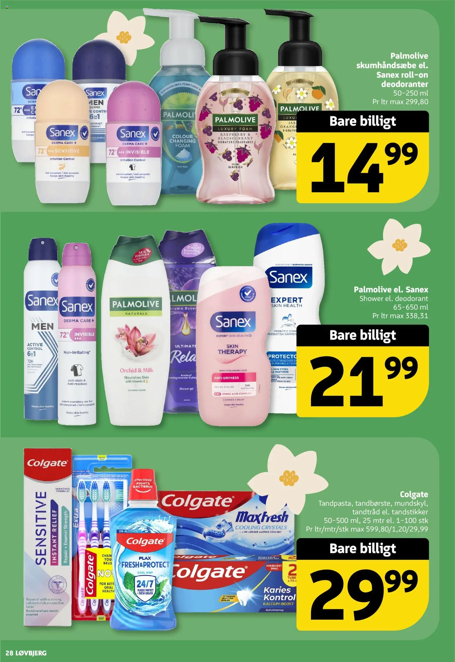 Løvbjerg tilbudsavis – gyldig fra 24.04.2026 | Side: 28 | Produkter: Deodorant, Antiperspirant, Tandtråd