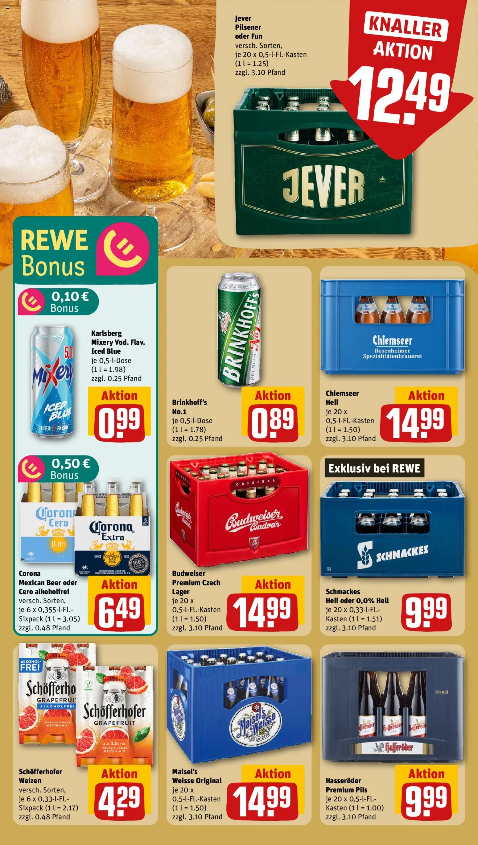 Rewe ihr Kaufpark Prospekt 	 – gültig ab 09.03.2026 | Seite: 19 | Produkte: Bier, Pils, Jever, Hasseröder