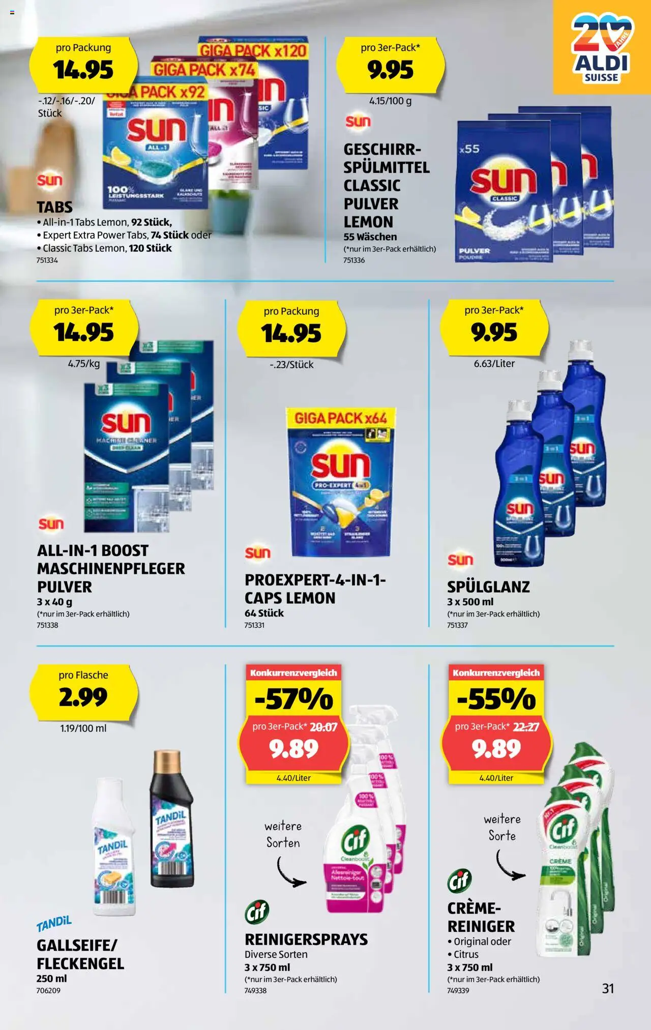Aldi Aktionen – gültig ab 02.10.2025 | Seite: 32 | Produkte: Pulver, Creme