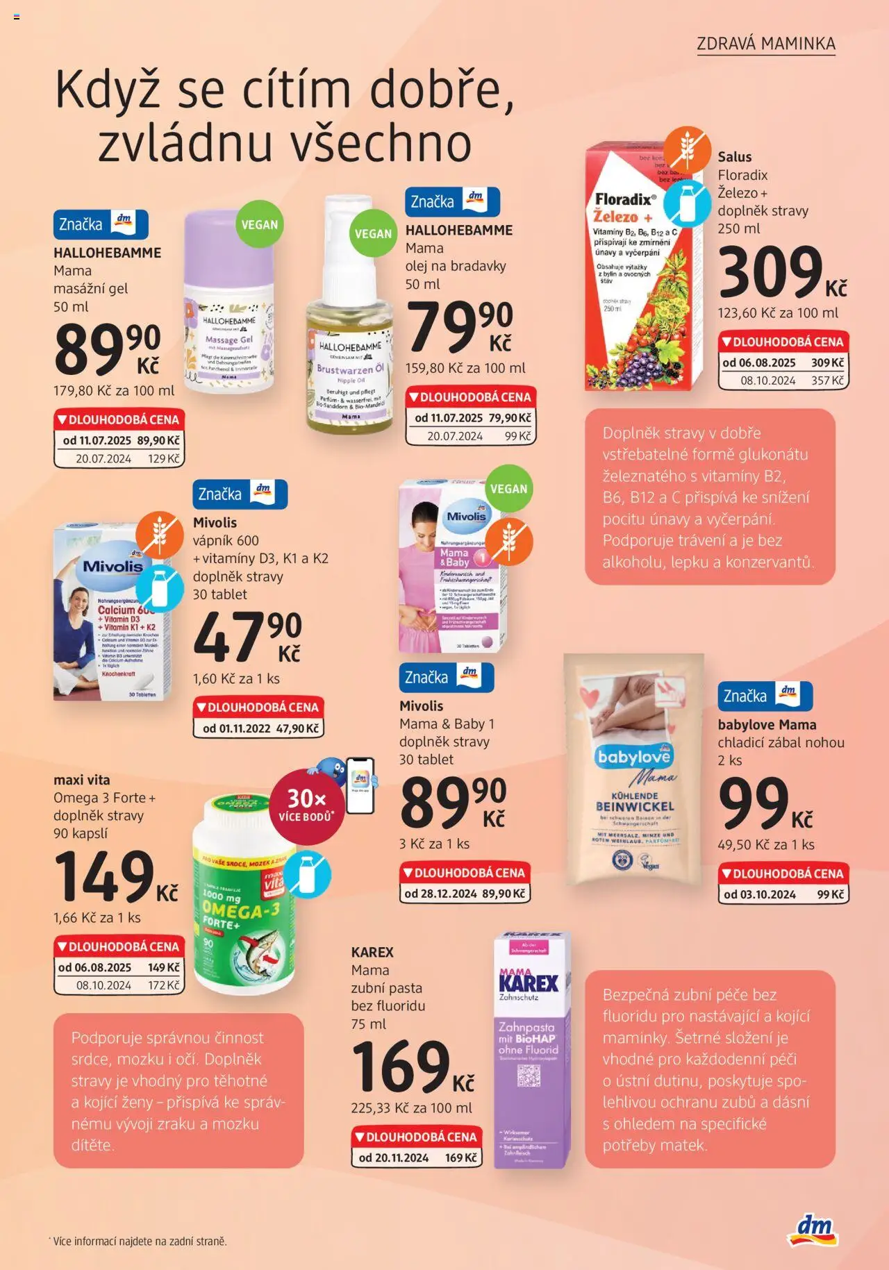 dm drogerie leták od 07.08.2025 | Strana: 17 | Produkty: Zubní pasta, Tablet, Omega, Vitamíny