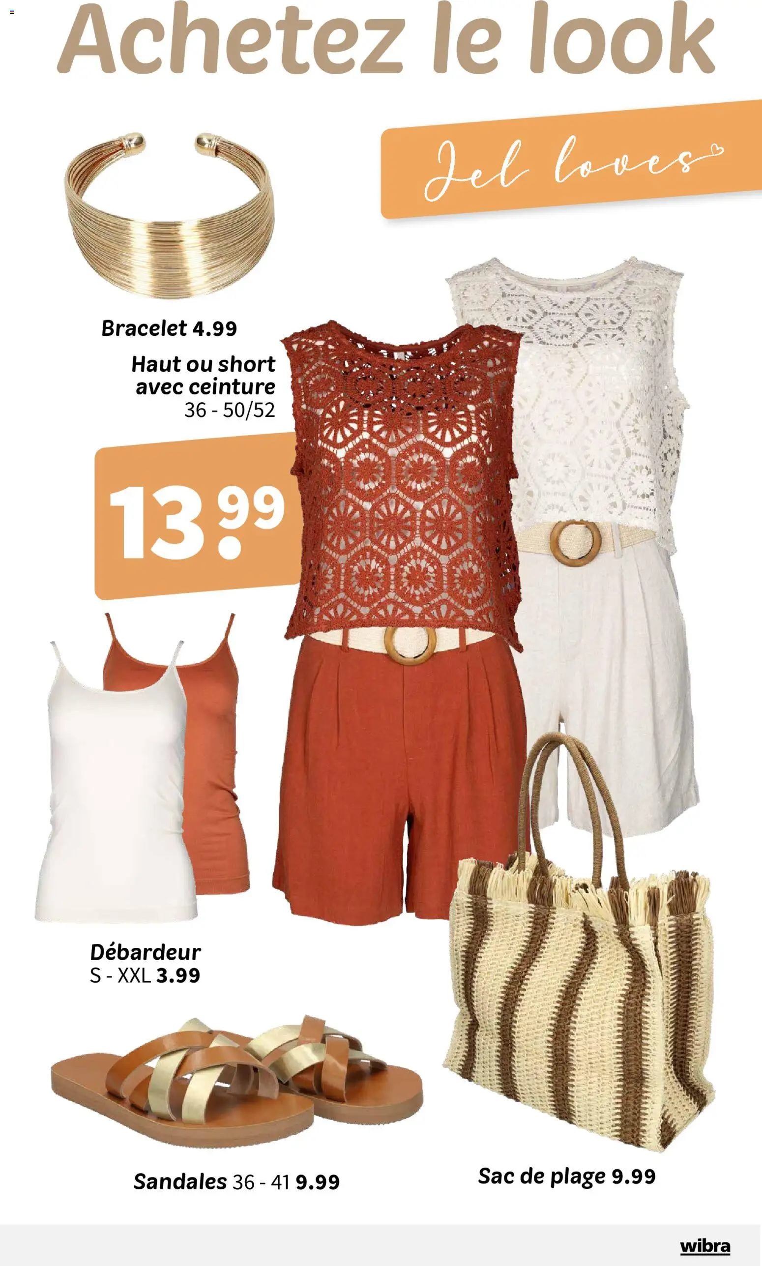 {H1} | Page: 11 | Produits: Sac, Bracelet, Débardeur, Sandales