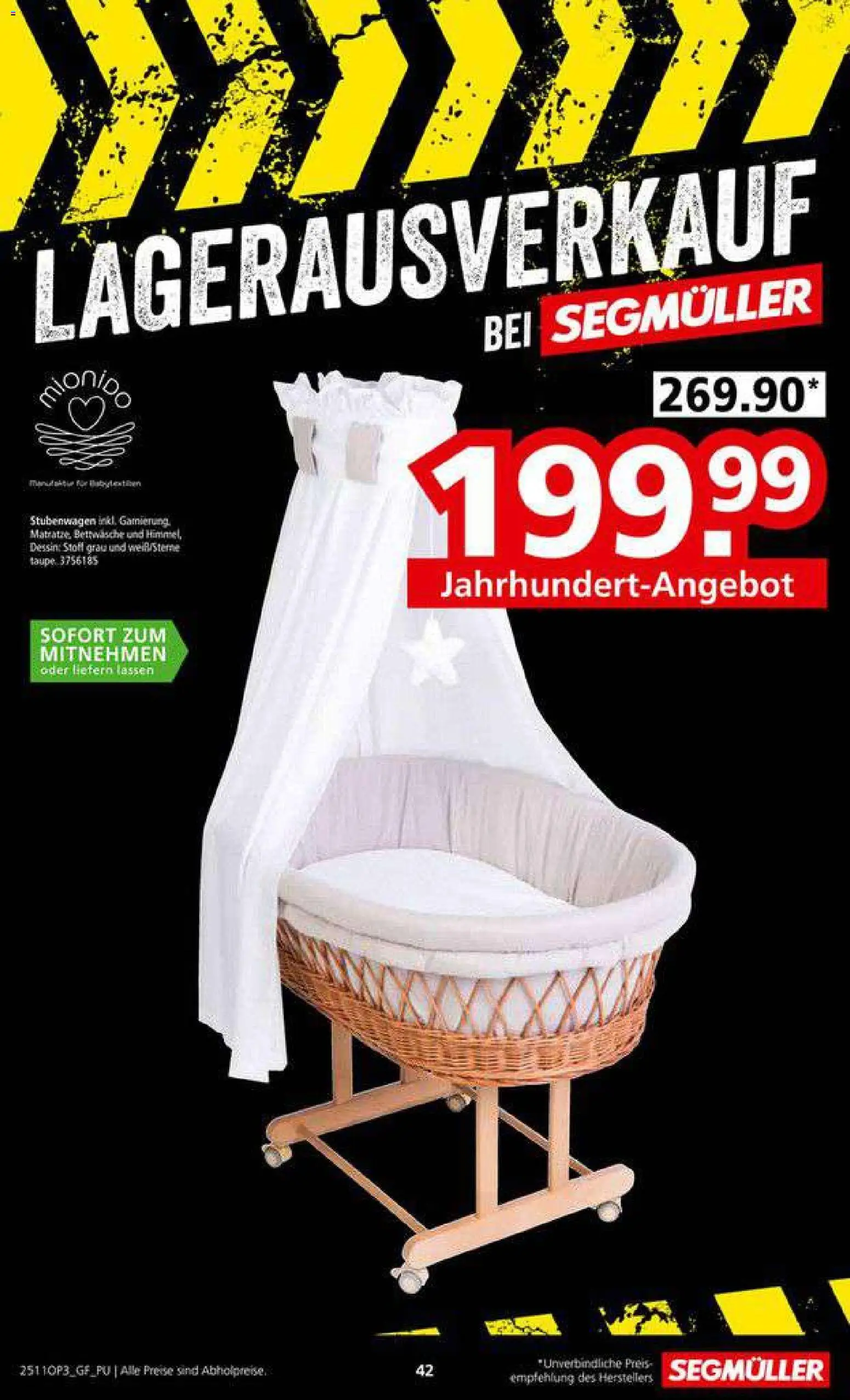 Segmüller Lagerausverkauf bei Segmüller – gültig ab 22.11.2025 | Seite: 42 | Produkte: Bettwäsche