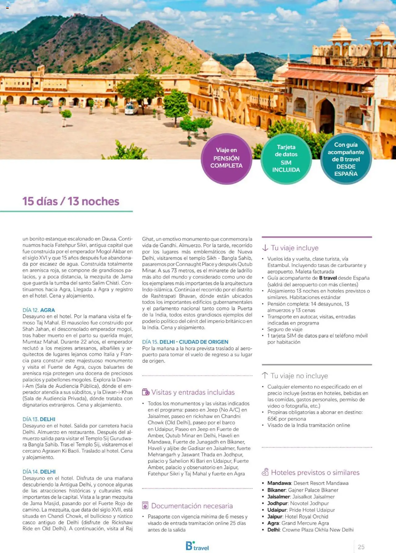 B the travel brand Viajeros Expertos Internacional 2026 │ válido desde el 03.10.2025 | Página: 25 | Productos: Maleta, Teléfono, Video