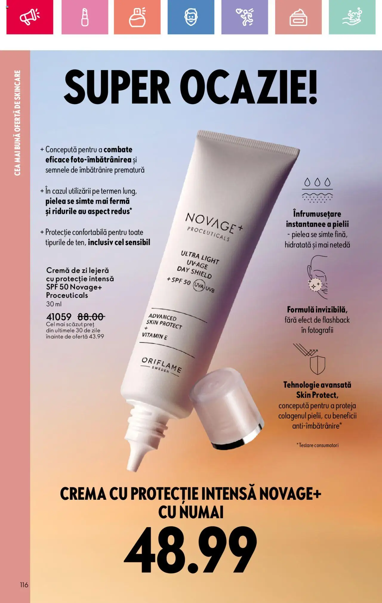 Oriflame catalog 11 2025 – valabil de la 27.07.2025 | Pagină: 116 | Produse: Cremă de zi, Cremă