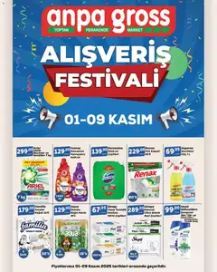 01.11.2025 tarihinden itibaren geçerli olan Anpa Gross kataloğu önizlemesi