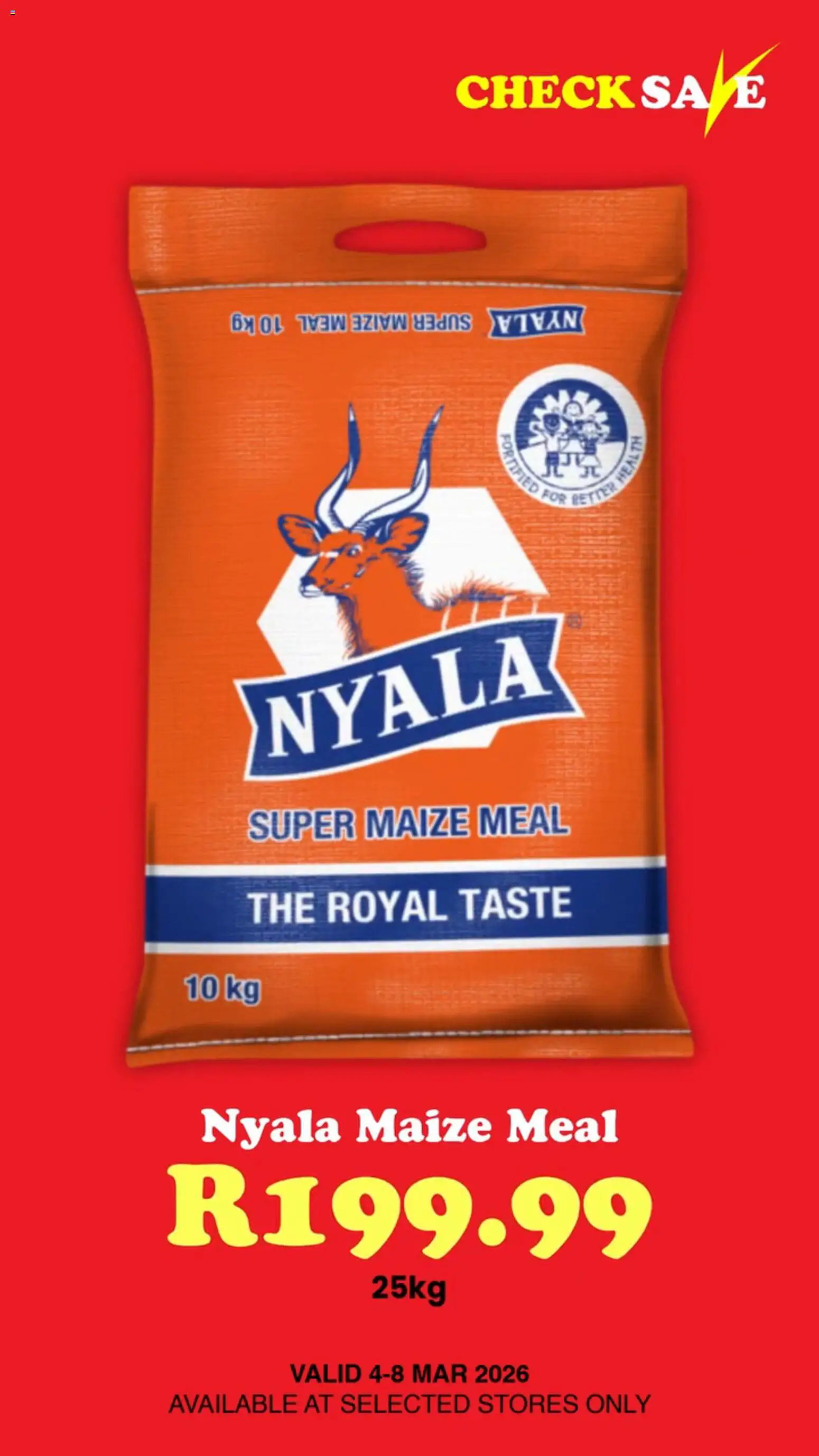 New Check Save catalogue – valid from 05.03.2026 | Page: 10 | Products: Maize meal