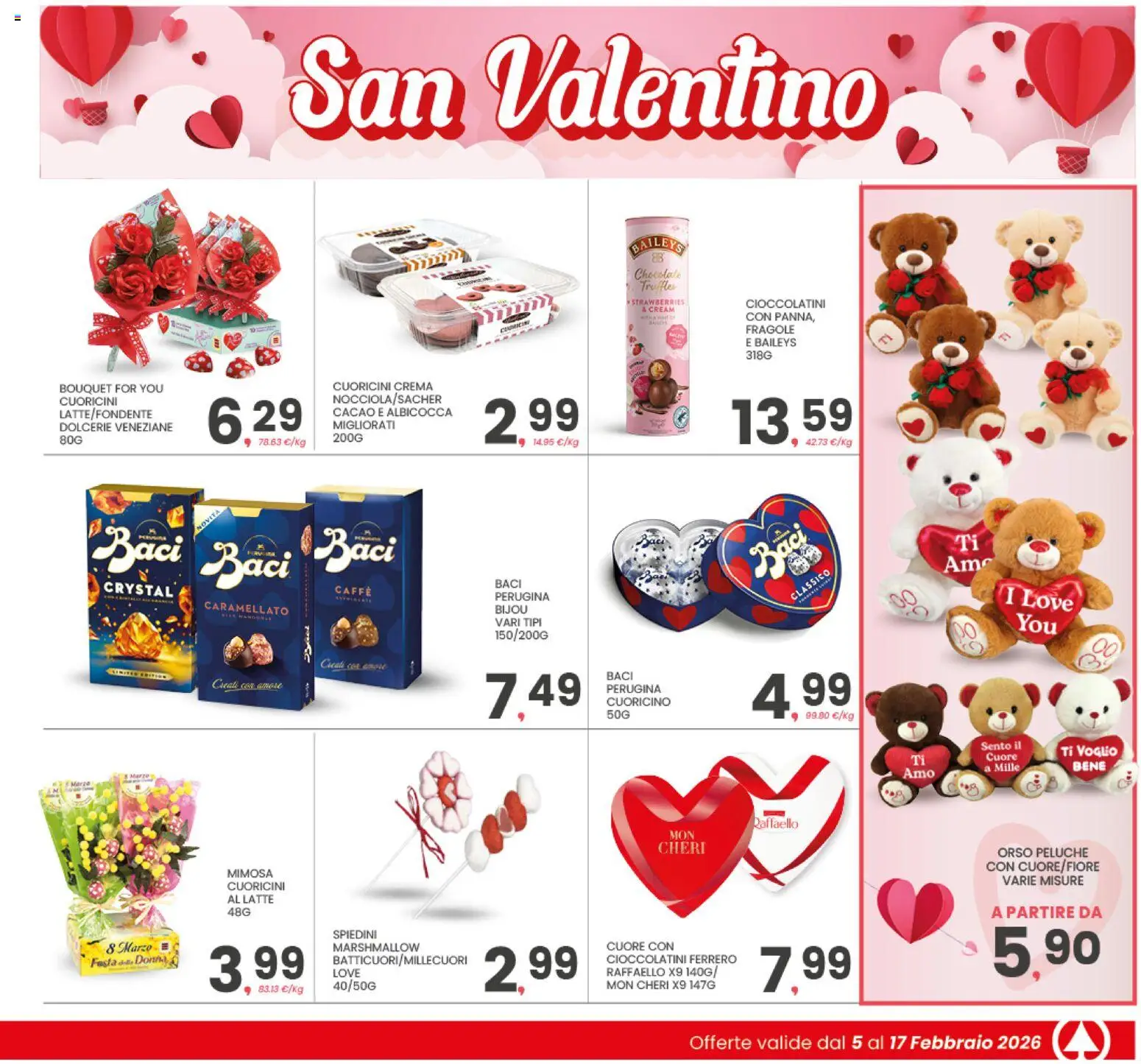 Volantino Interspar del 12.02.2026 | Pagina: 34 | Prodotti: Peluche, Fragole, Cacao, Spiedini