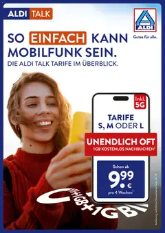 Aldi Talk ab 12.11.2025 gültig