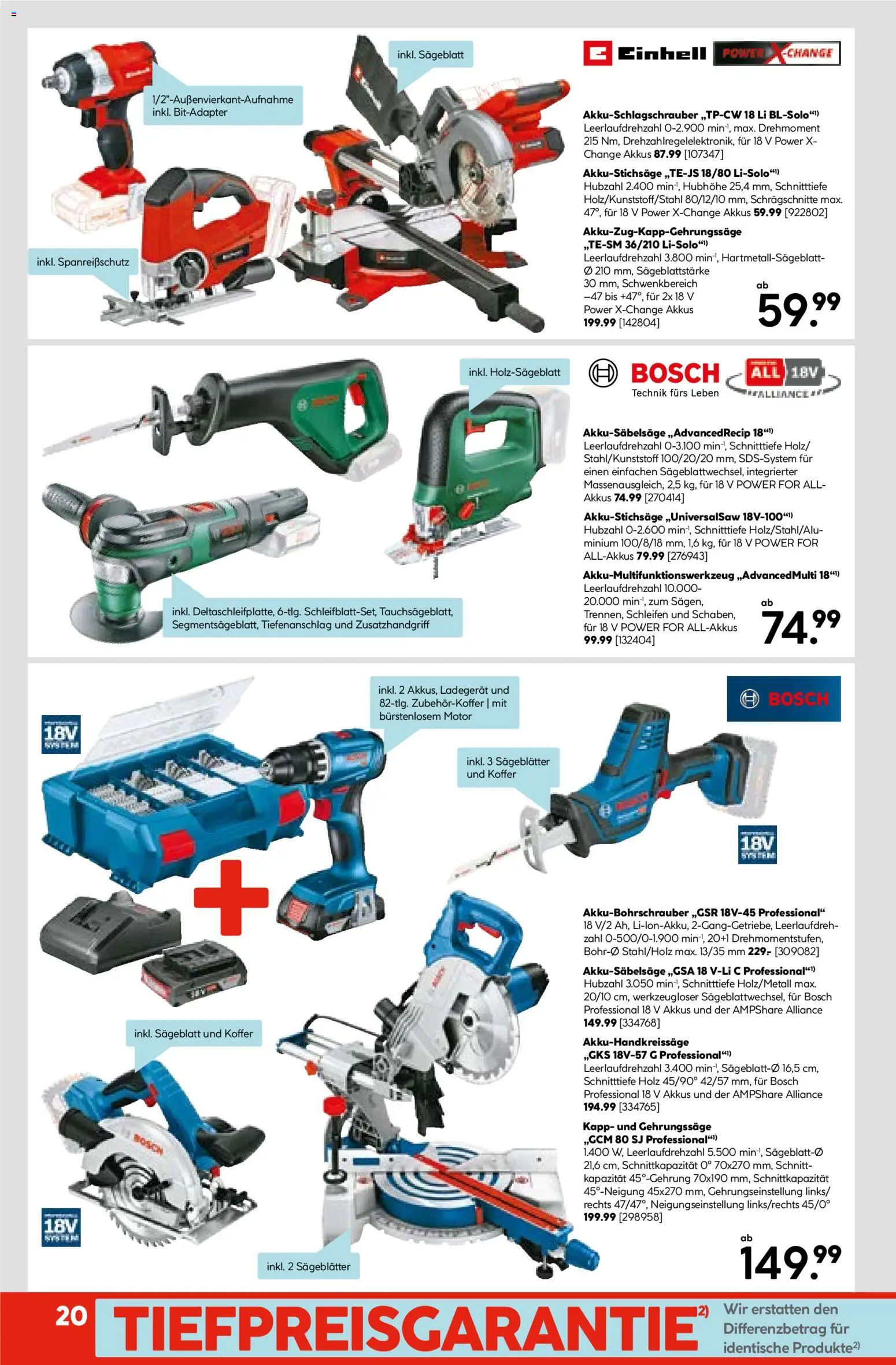 Hellweg Prospekt – gültig ab 27.10.2025 | Seite: 20 | Produkte: Bosch, Koffer, Ladegerät