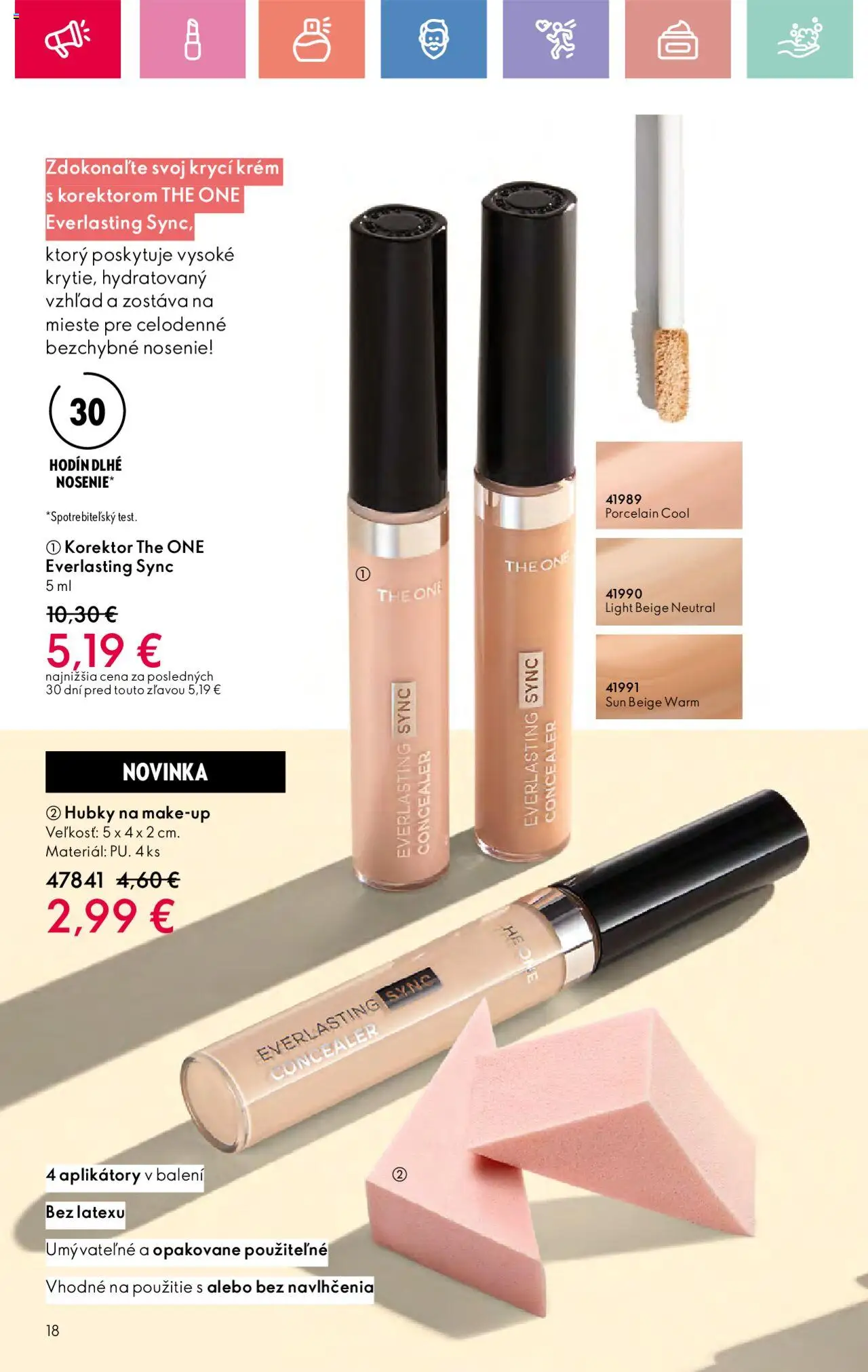 Katalóg Oriflame 10 2025 │ platný od 06.07.2025 | Strana: 18 | Produkty: Korektor, Krém