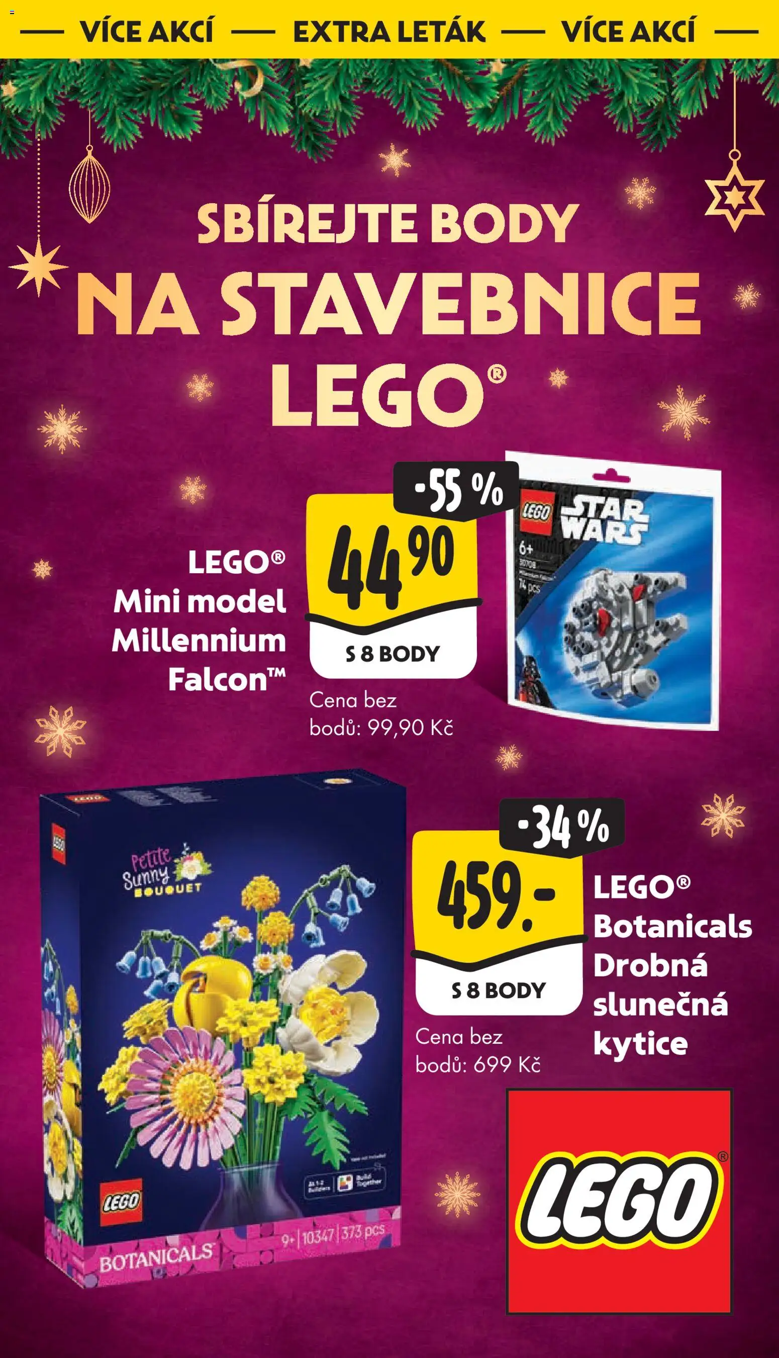 Albert leták - Supermarket od 10.12.2025 | Strana: 45 | Produkty: LEGO, Stavebnice, Kytice, Body