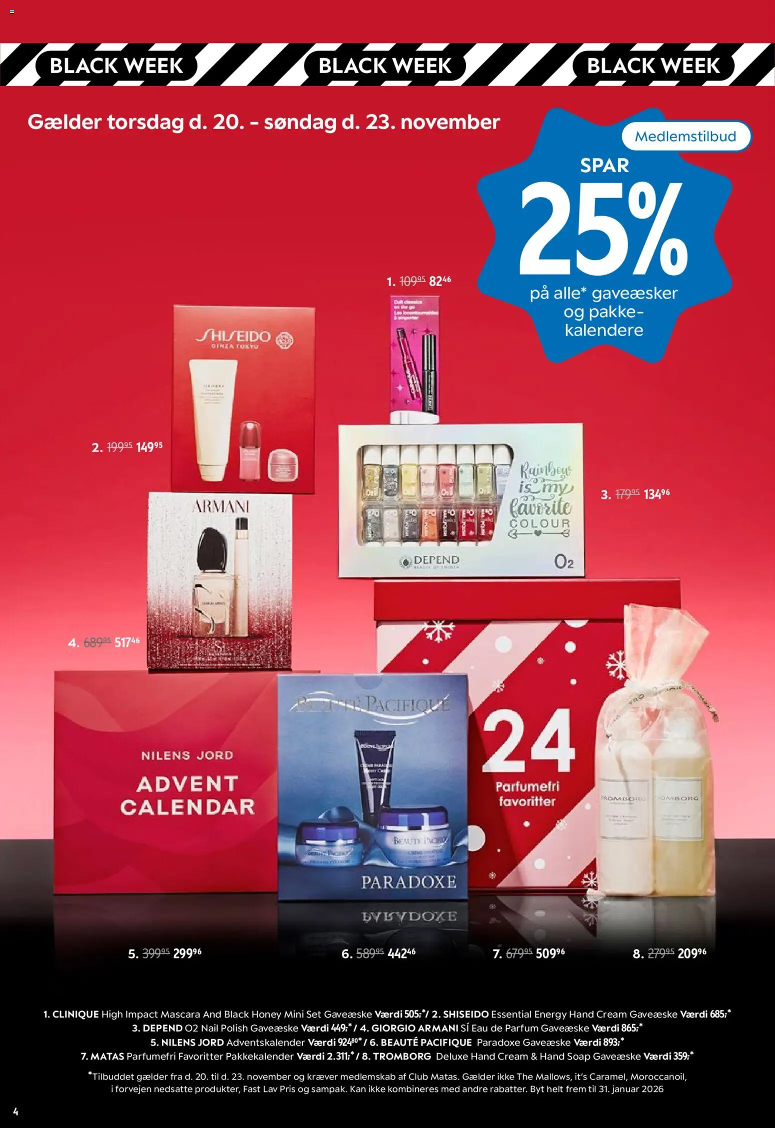 Matas tilbudsavis – gyldig fra 19.11.2025 | Side: 4 | Produkter: Makeup, Mascara