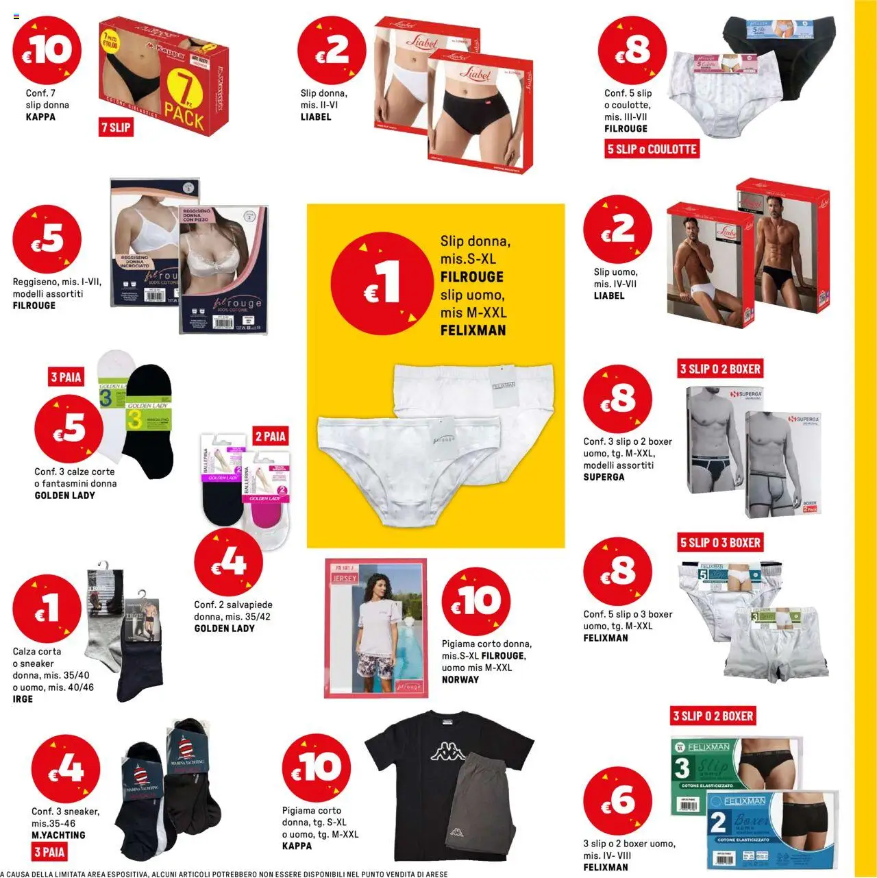 Volantino Iper del 13.06.2025 | Pagina: 41 | Prodotti: Reggiseno, Slip, Boxer, Fantasmini