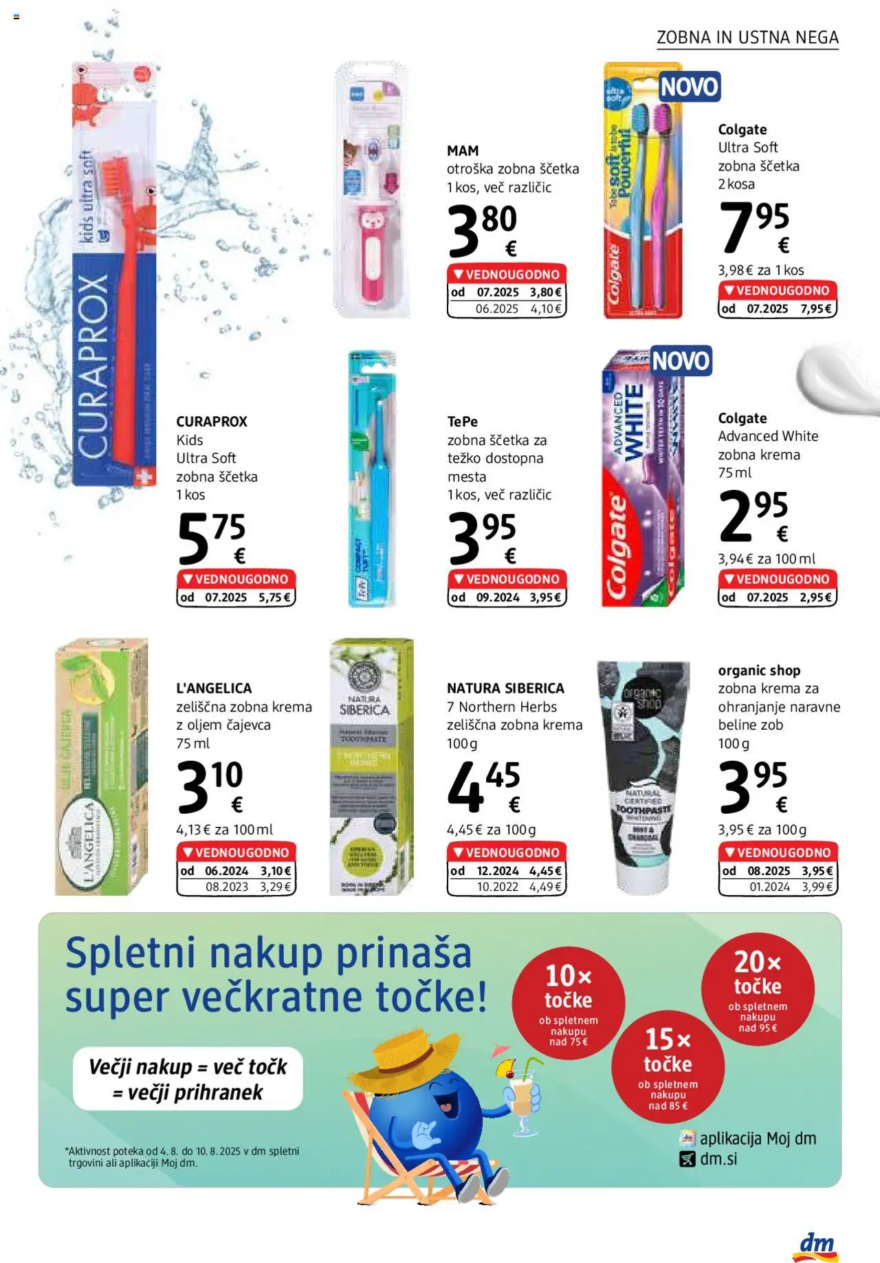 DM Drogerie Markt katalog │ velja od 01.08.2025 | Stran: 19 | Izdelki: Kos, Krema, Olje, Zobna scetka