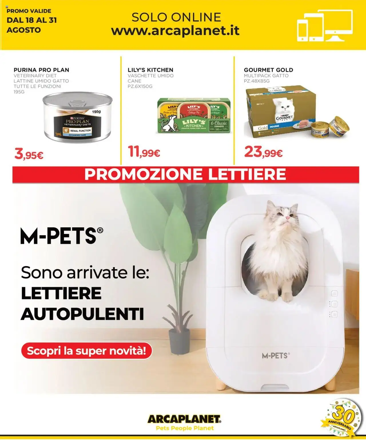 Volantino Arcaplanet del 18.08.2025 | Pagina: 29 | Prodotti: Vaschette