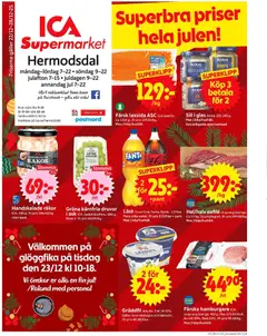 ICA Supermarket - Malmö - Förhandsvisning av reklamblad från butik ICA Supermarket aktuell från 22.12.2025