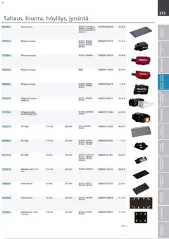 Makita-mainoslehti voimassa 24.03.2026 alkaen | Sivu: 373 | Tuotteet: Monitoimikone, Kangas, Käsineet