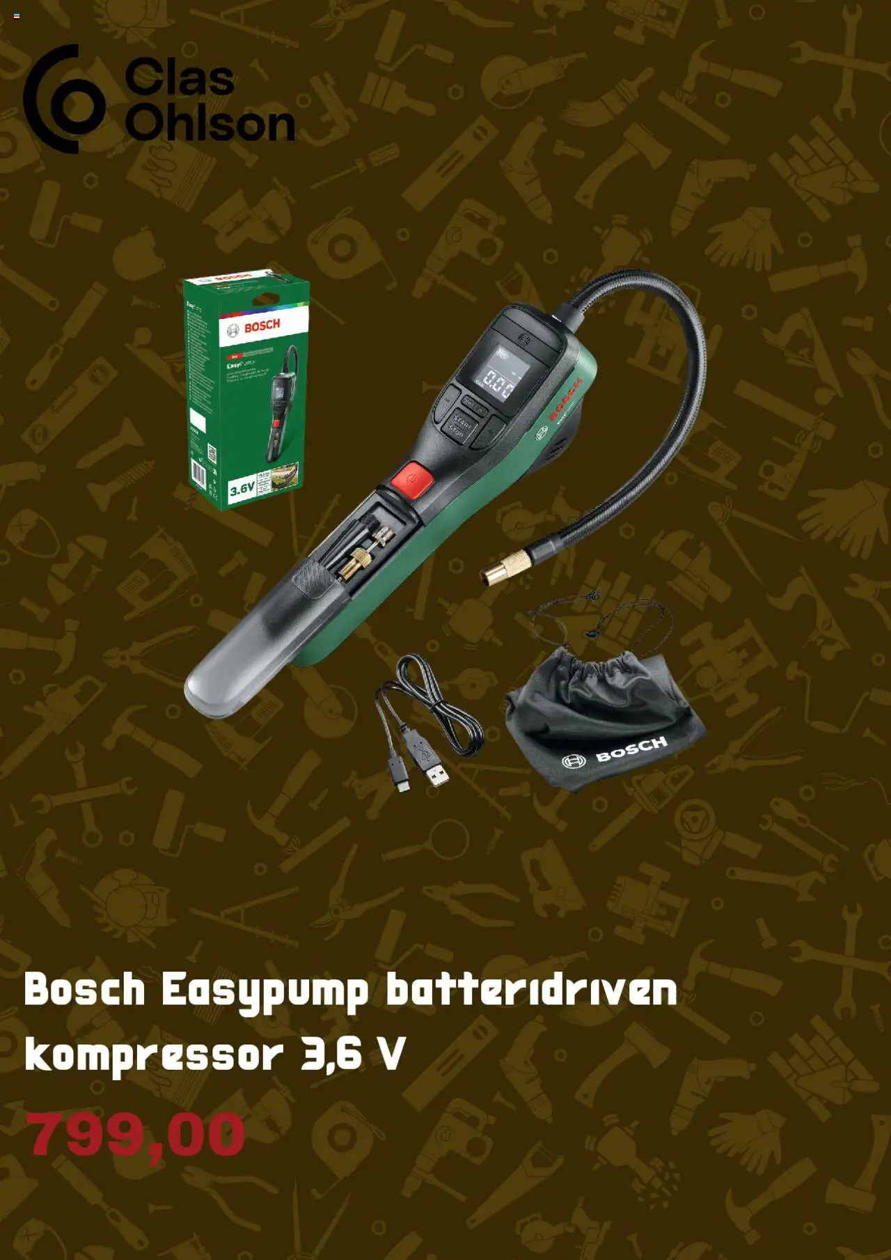 Clas Ohlson reklamblad aktuell från 06.10.2025 | Sida: 3 | Produkter: Kompressor