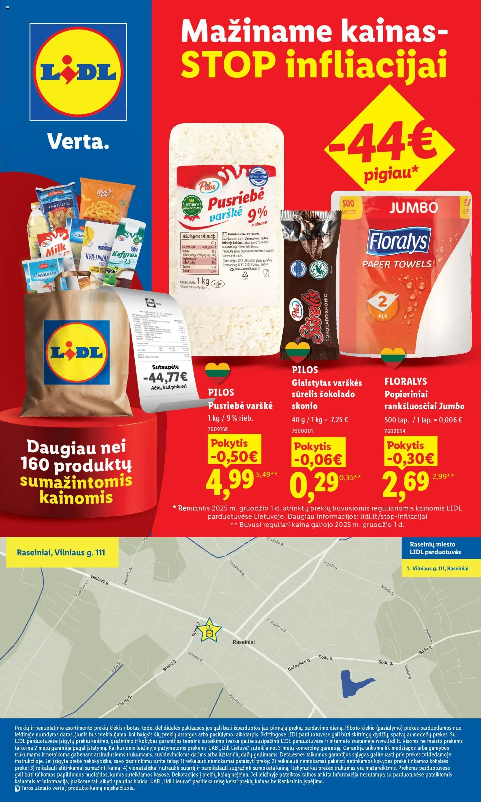 LIDL akcijos nuo 13.04.2026 | Puslapis: 4 | Prekių: Sūrelis, Varškė, Druska