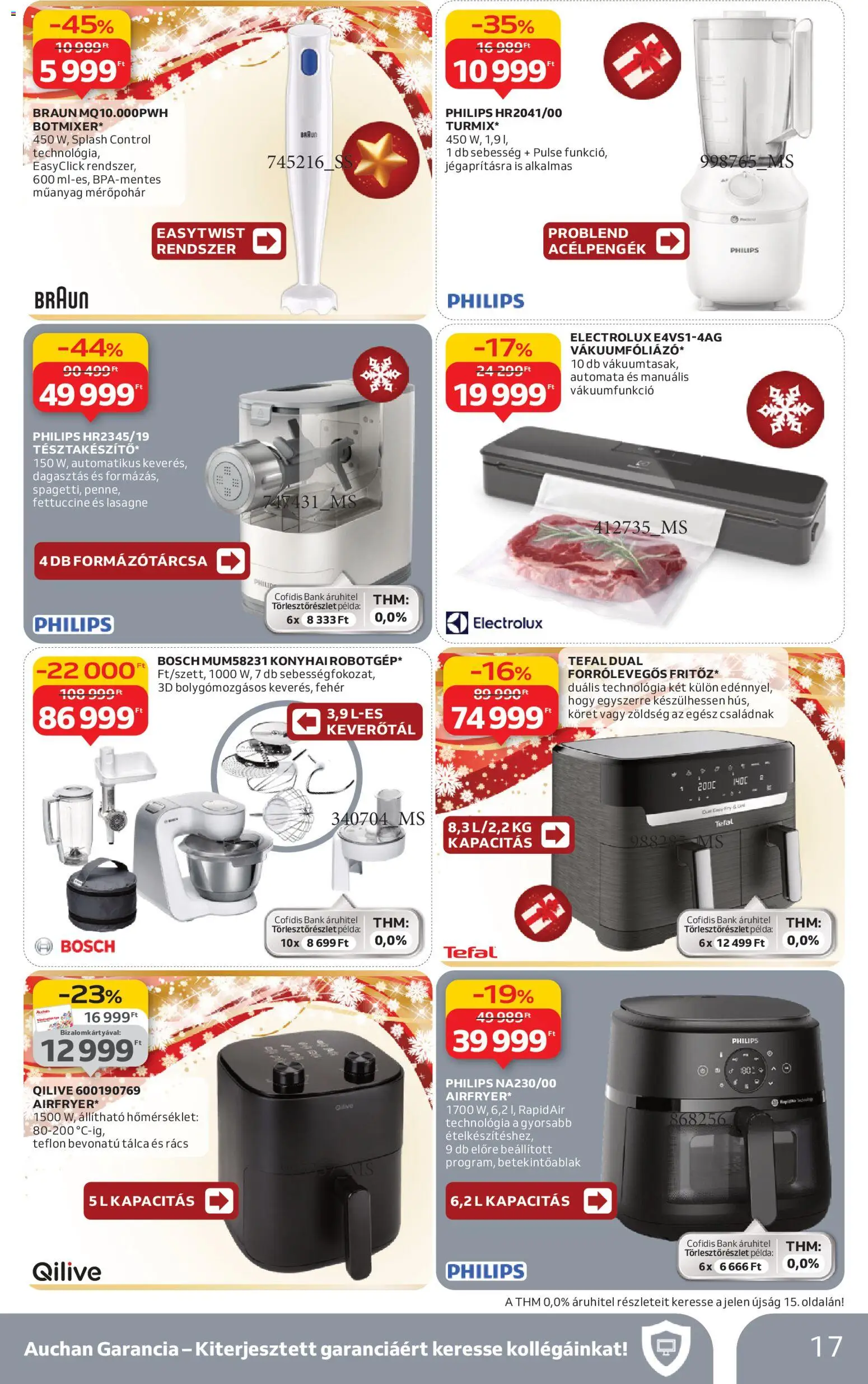 Auchan akciós ujság - amely érvényes a következő dátumtól: 27.11.2025 | Oldal: 17 | Termékek: Tefal, Zöldség, Lasagne