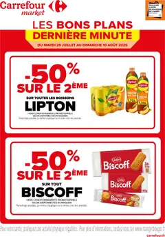 Carrefour Market - Prévisualisation de Carrefour Market catalogue Les bons plans de dernière minute valide à partir de 29.07.2025