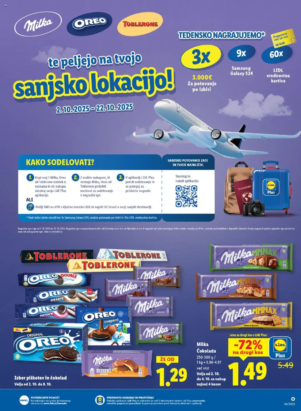 Novi Lidl katalog ponudbe – veljaven od 02.10.2025 | Stran: 13 | Izdelki: Igra, Kos, Cokolada