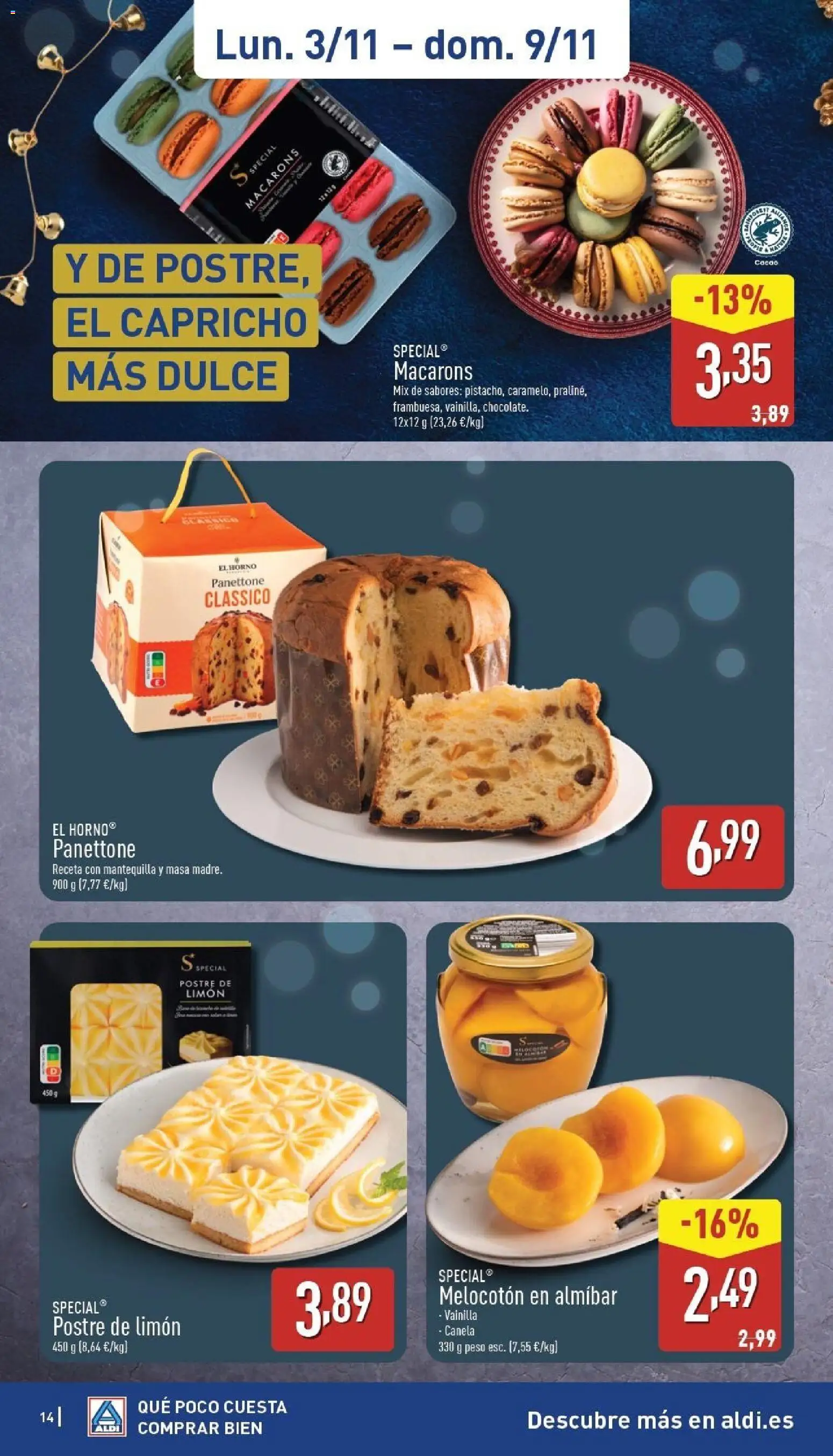 Aldi folleto Canarias │ válido desde el 03.11.2025 | Página: 14 | Productos: El horno, Peso, Συσκευή ροής, Φρυγανιές σικάλεως