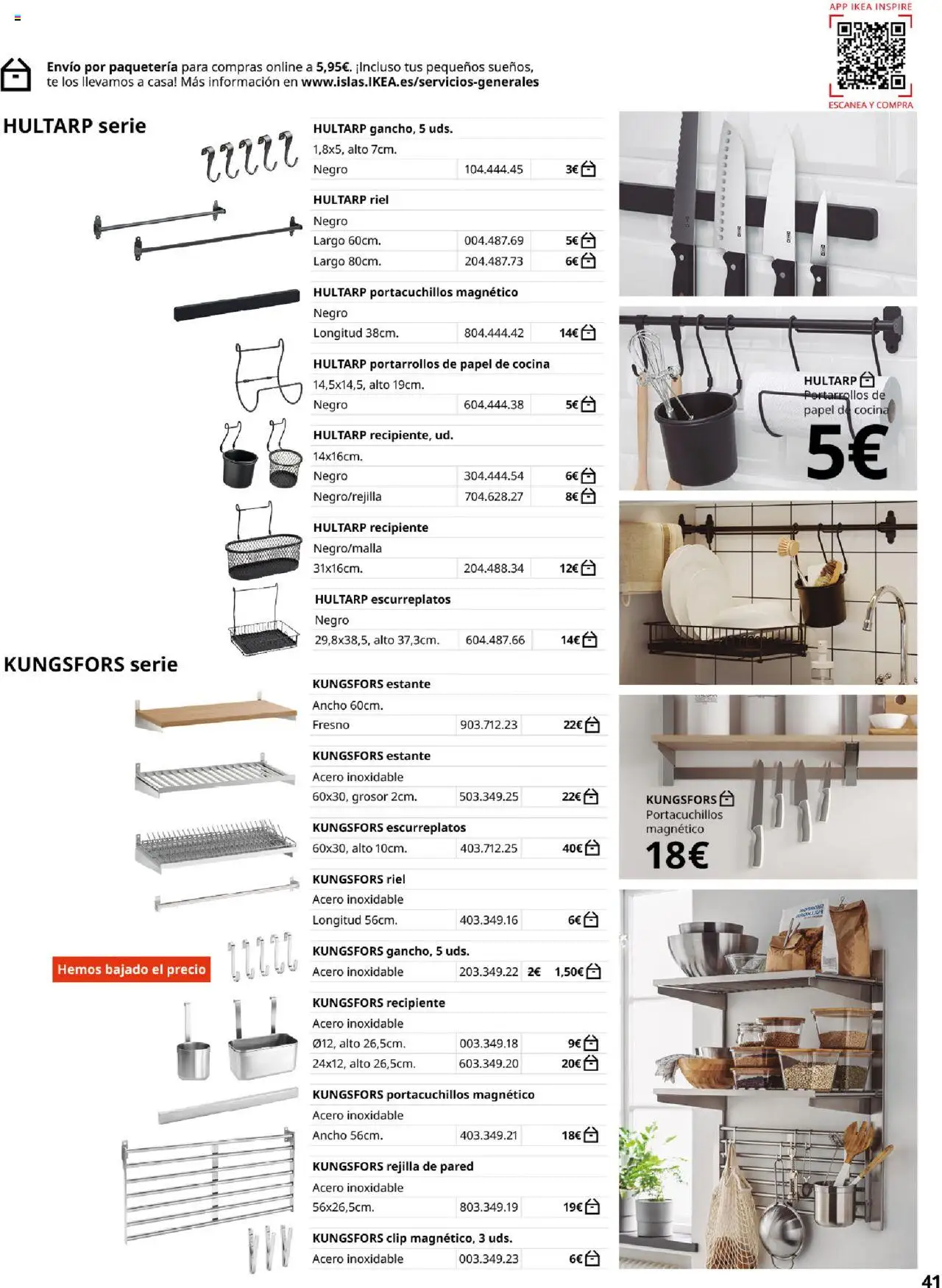 Catálogo IKEA Cocinas │ válido desde el 06.02.2025 | Página: 41 | Productos: Té, Cocina, Estante