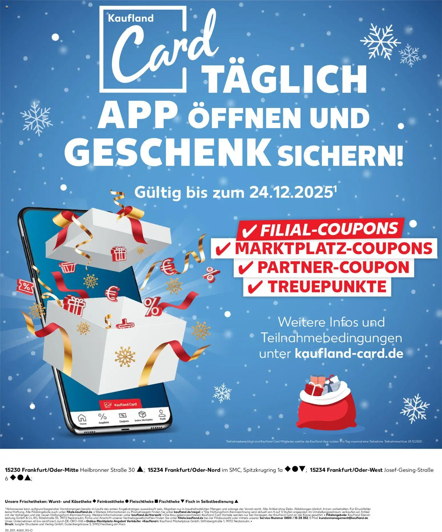 Kaufland prospekt Frankfurt (Oder)	 – gültig ab 21.12.2025 | Seite: 30 | Produkte: Fisch, Wurst
