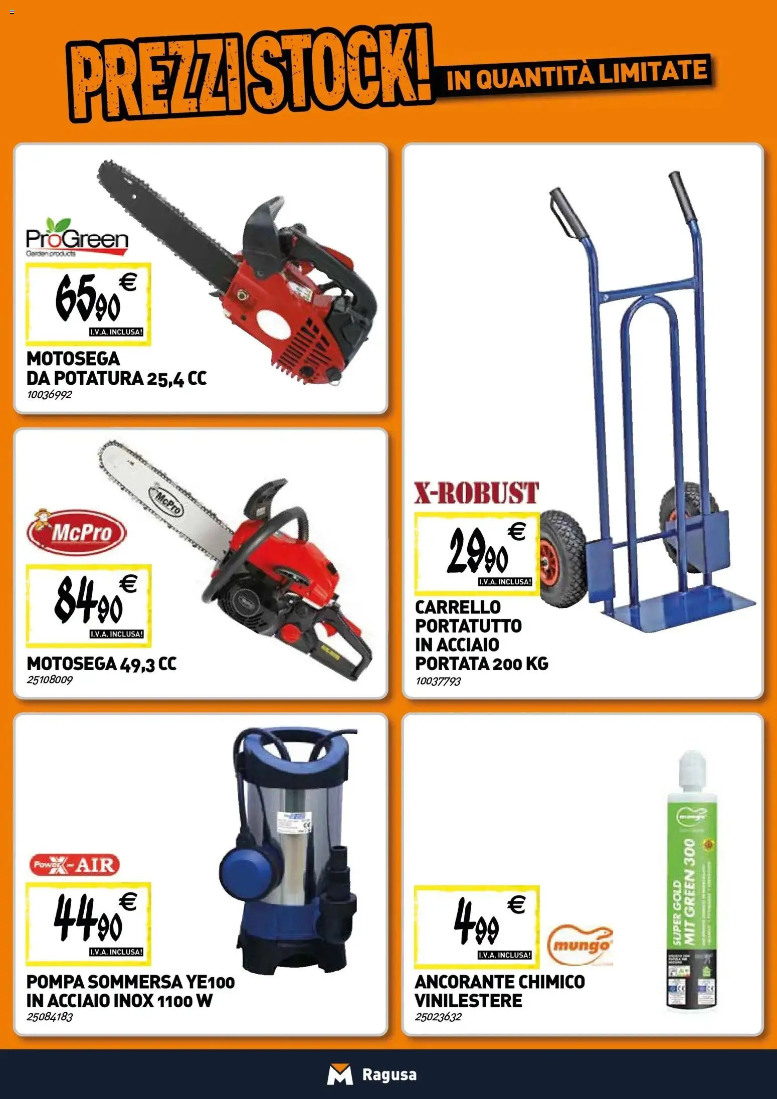 Volantino TECNOMAT del 22.01.2026 | Pagina: 19 | Prodotti: Carrello, Motosega