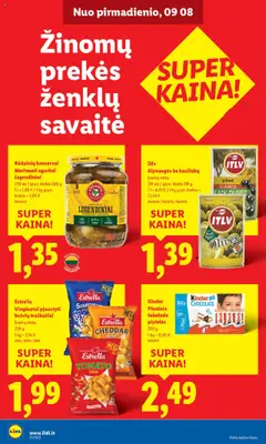 LIDL akcijos nuo 11.09.2025 | Puslapis: 36 | Prekių: Agurkai, Konservai, Traškučiai