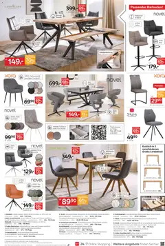 XXXL Lutz Prospekt 	 ab 26.10.2025 gültig | Seite: 8 | Produkte: Esstisch, Barhocker, Stuhl, Video