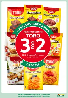 Forhåndsvisning av TORO Brownies, Brownies langpanne gyldig fra 28.10.2025 | Side: 15