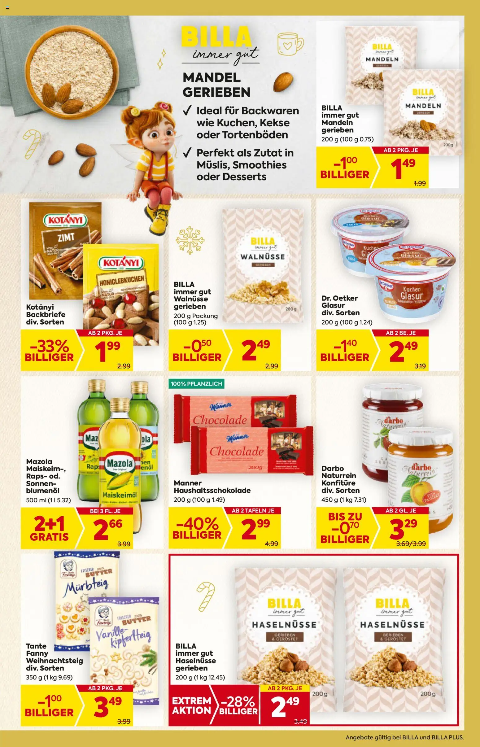 Billa Flugblatt gültig ab 20.11.2025 | Seite: 7 | Produkte: Kekse, Butter