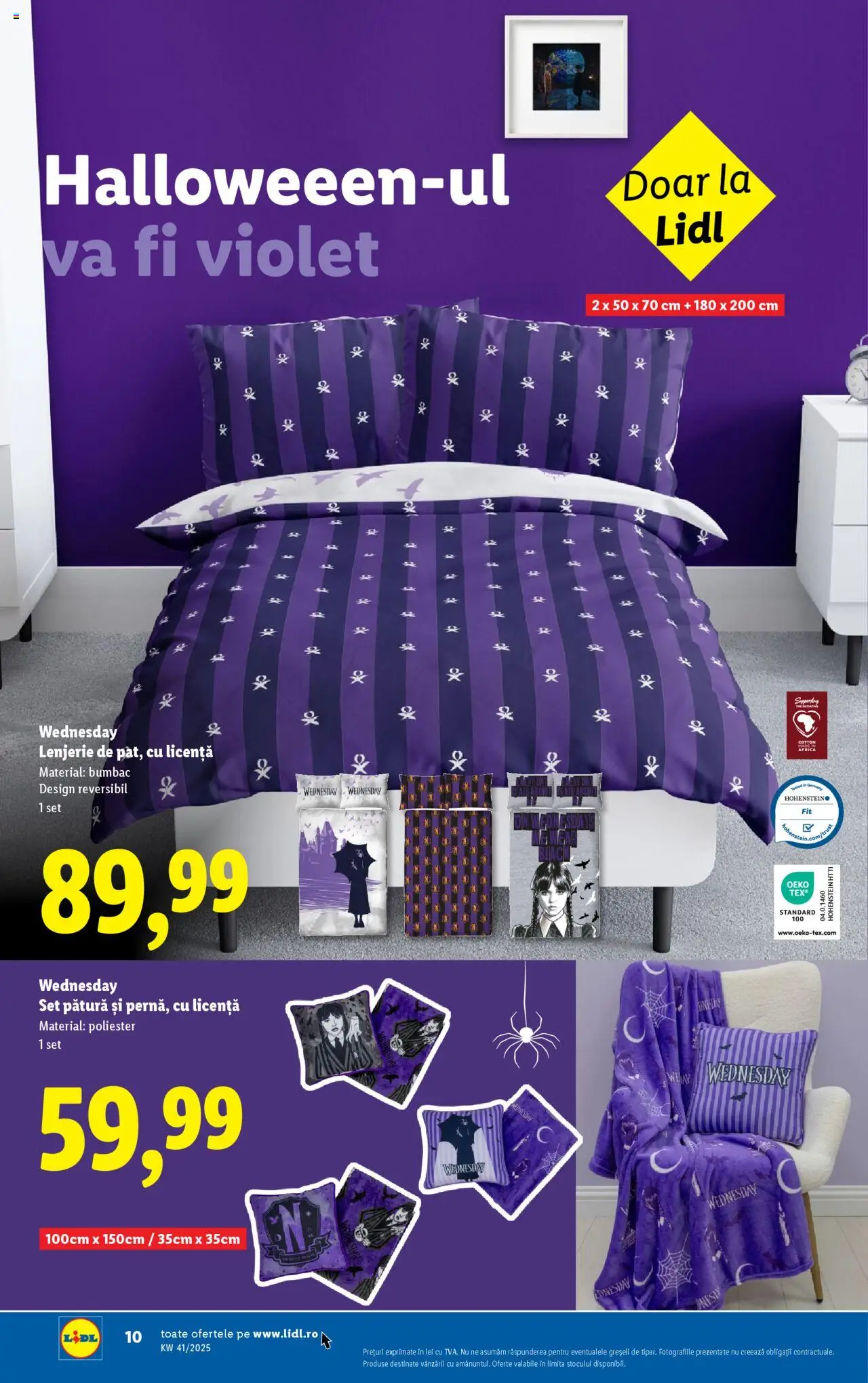 Noul catalog Lidl – valabil de la 06.10.2025 | Pagină: 10 | Produse: Pătură