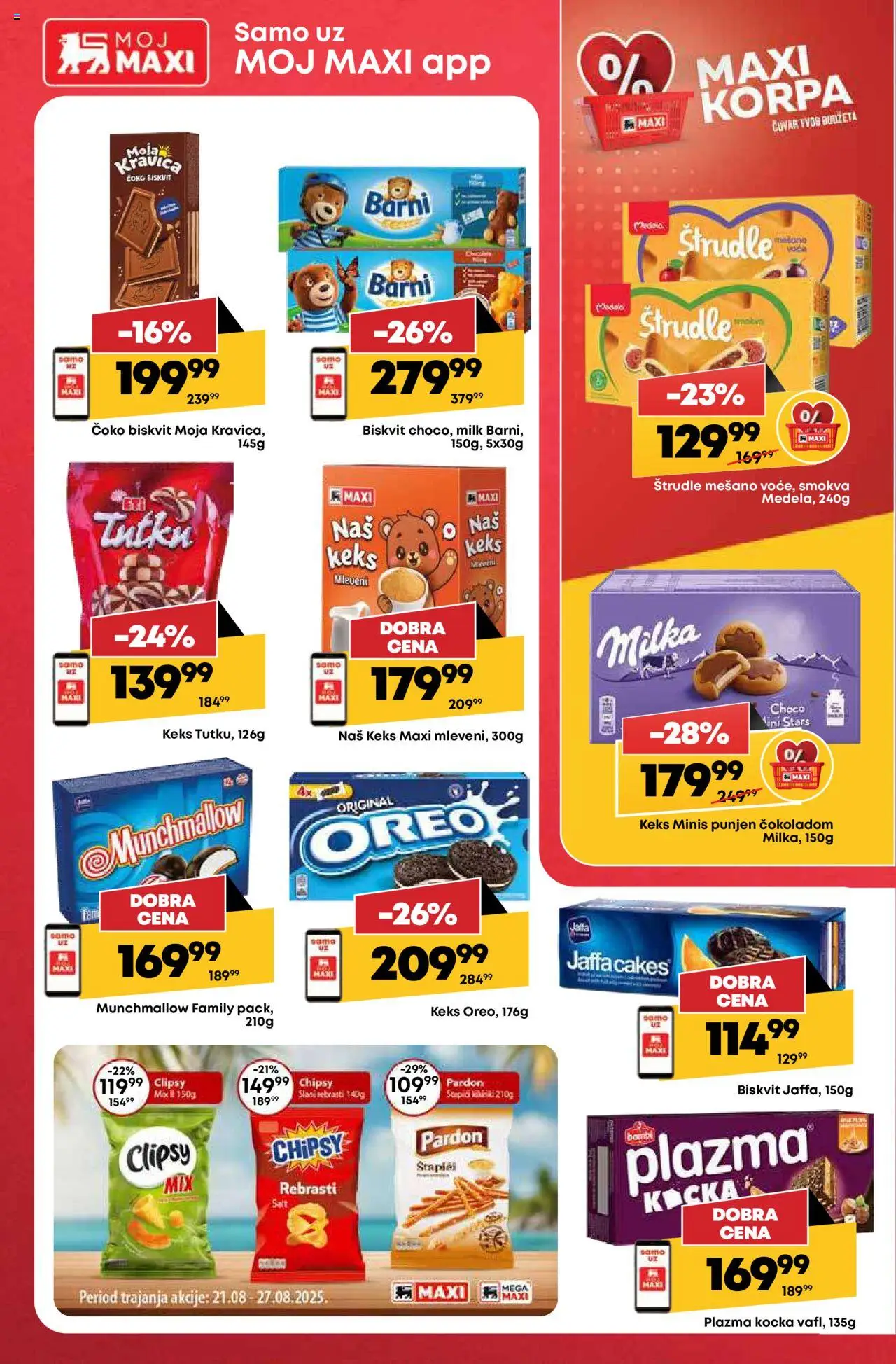 Tempo katalog - važi od 21.08.2025 | Strana: 20 | Proizvode: Milka, Keks, Munchmallow, Plazma
