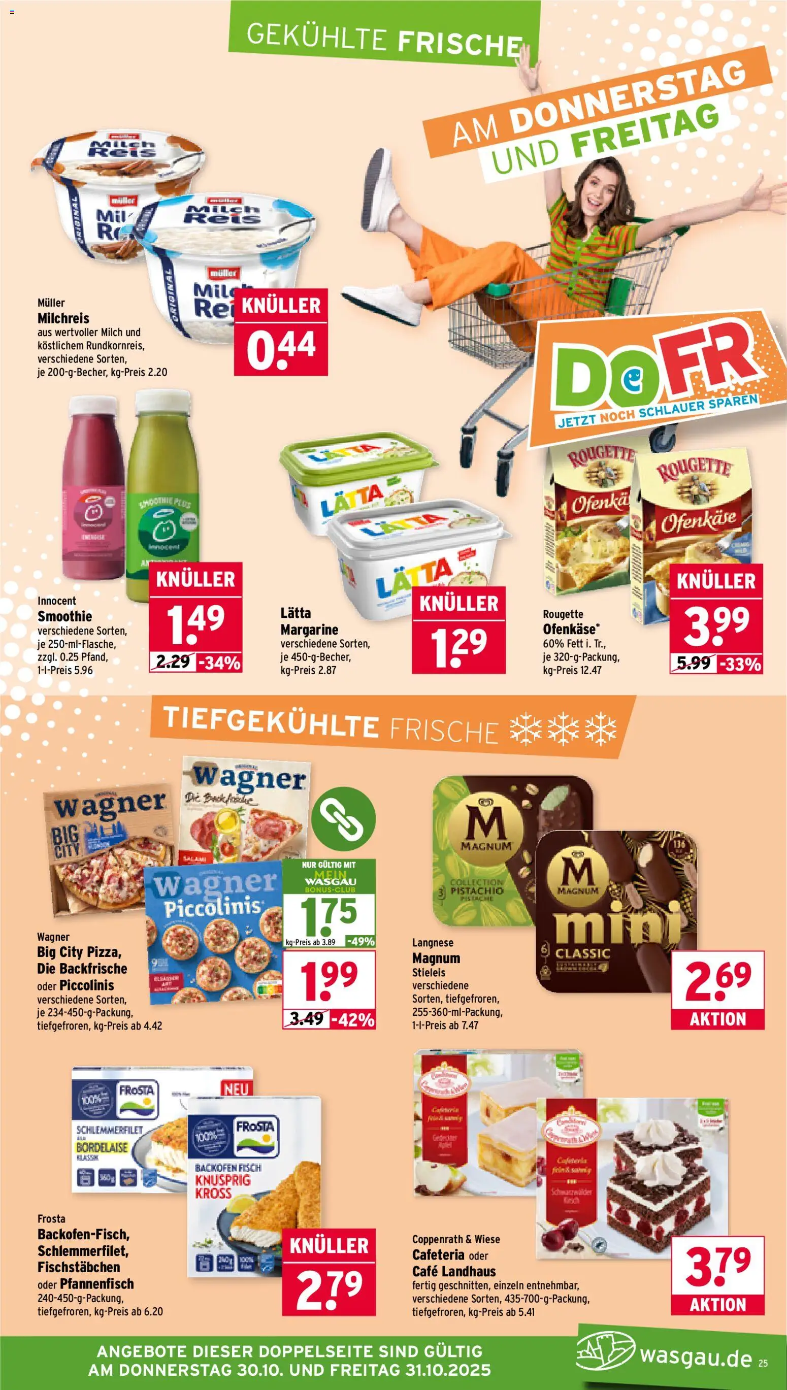 Wasgau Prospekt 	 – gültig ab 27.10.2025 | Seite: 25 | Produkte: Äpfel, Backofen, Lätta, Piccolinis