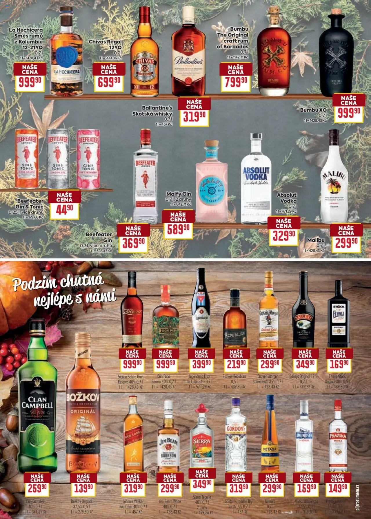Billa katalog - Podzimní nápoje 2 od 01.10.2025 | Strana: 14 | Produkty: Morgan, Whisky, Beefeater, Zacapa